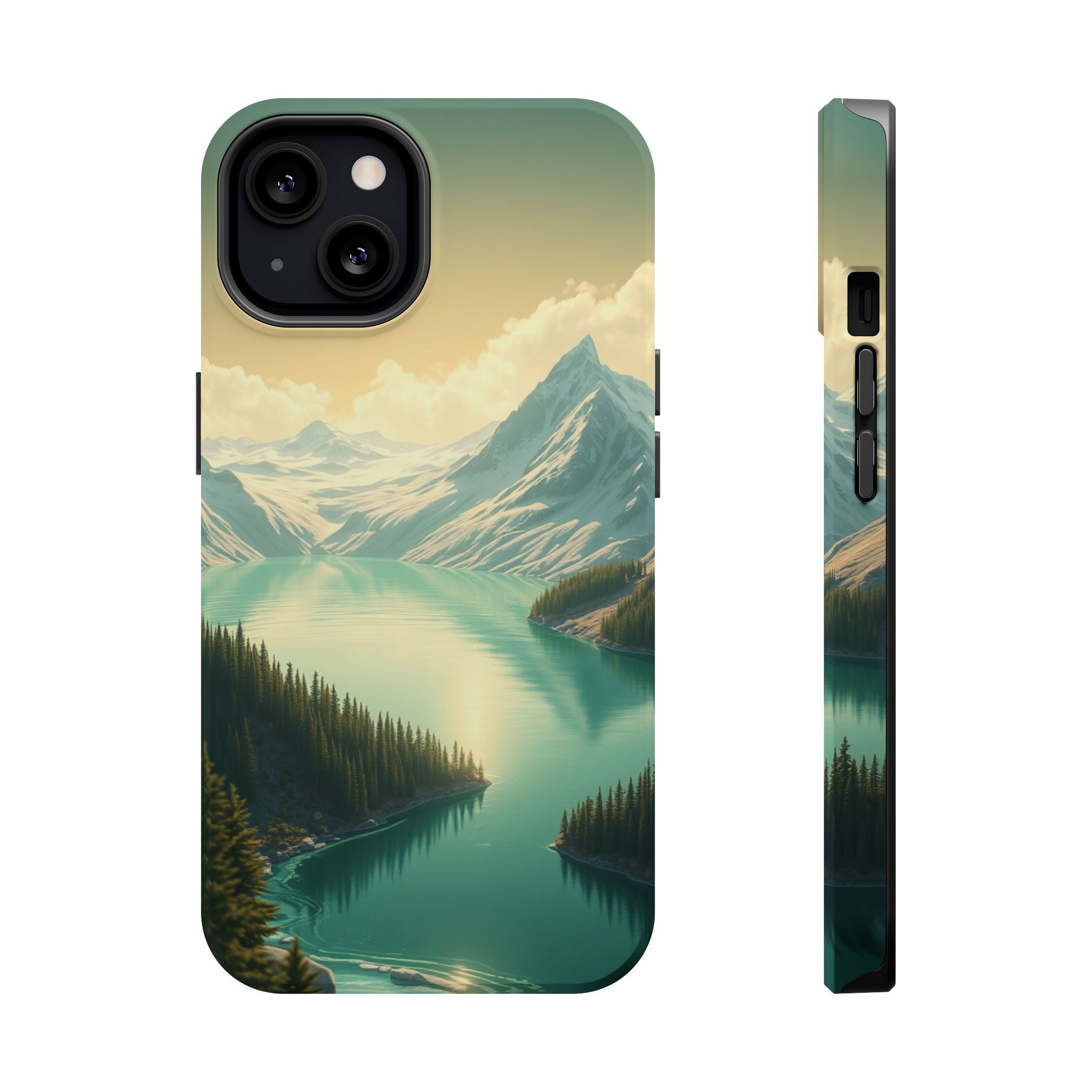 iPhone Glacier Lake Bold Art Slim Everyday Designer Case · iPhone Case