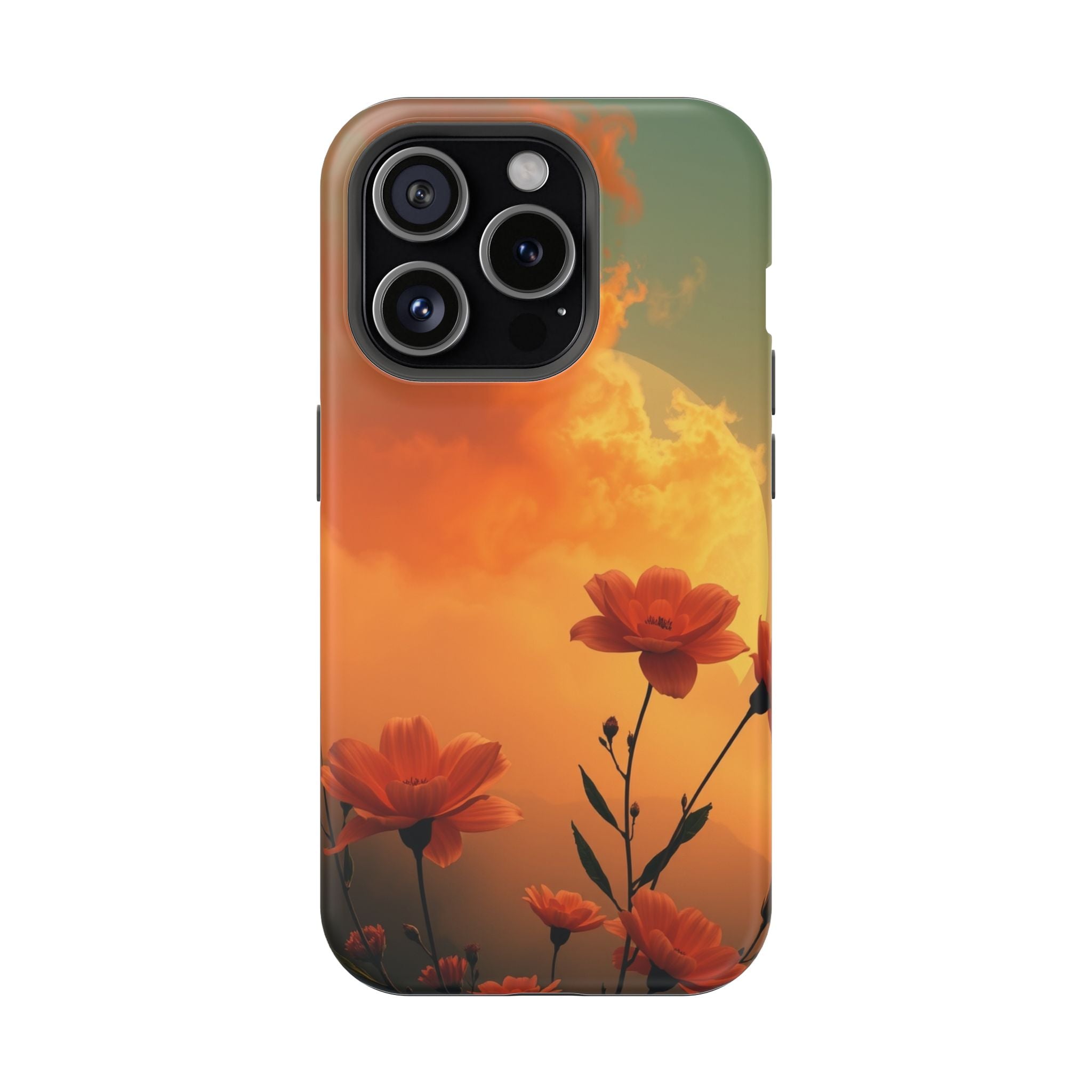 iPhone Floral Ombre Enchanted Art Bold Modern Everyday Snap Case · iPhone Case
