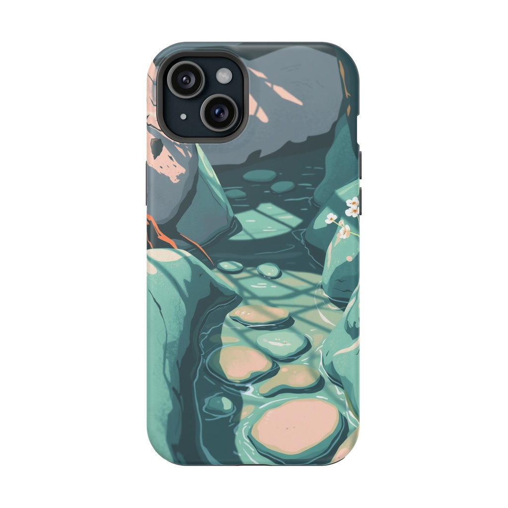 iPhone Vibrant Spring Creek Design 19 Slim Everyday Designer Case · iPhone Case