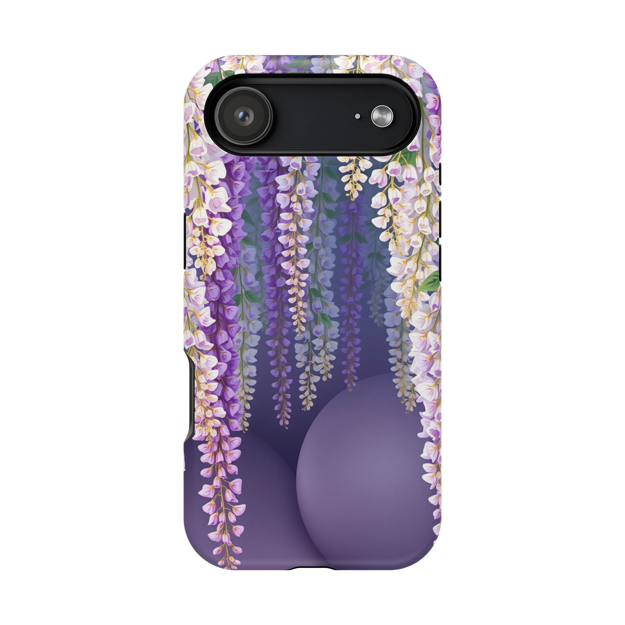 iPhone Mint And Blush Wisteria Cascade Slim Everyday Designer Case · iPhone Case