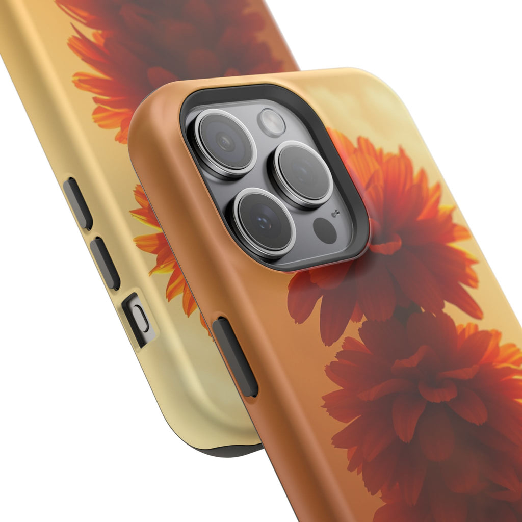 iPhone Ranunculus Stack 3D Digital Bold Modern Everyday Snap Case · iPhone Case