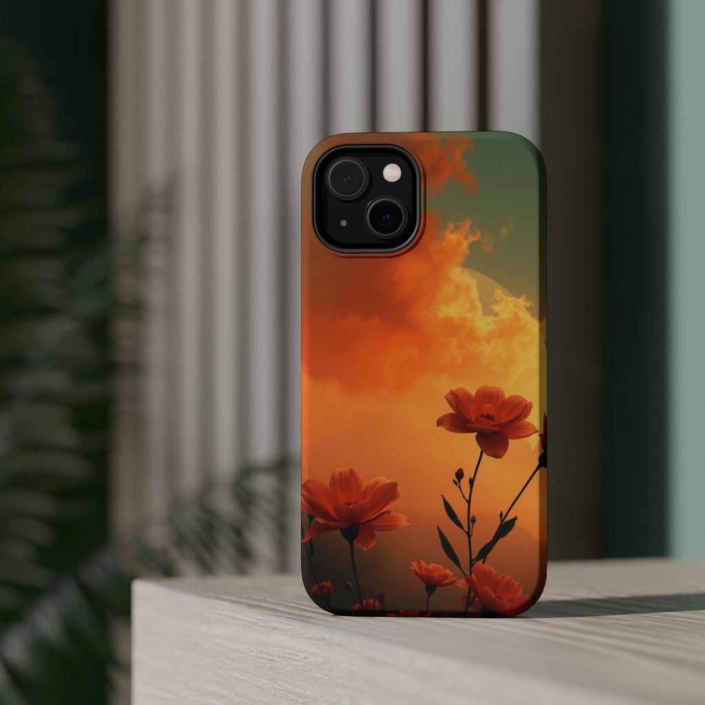 iPhone Floral Ombre Enchanted Art Bold Modern Everyday Snap Case · iPhone Case