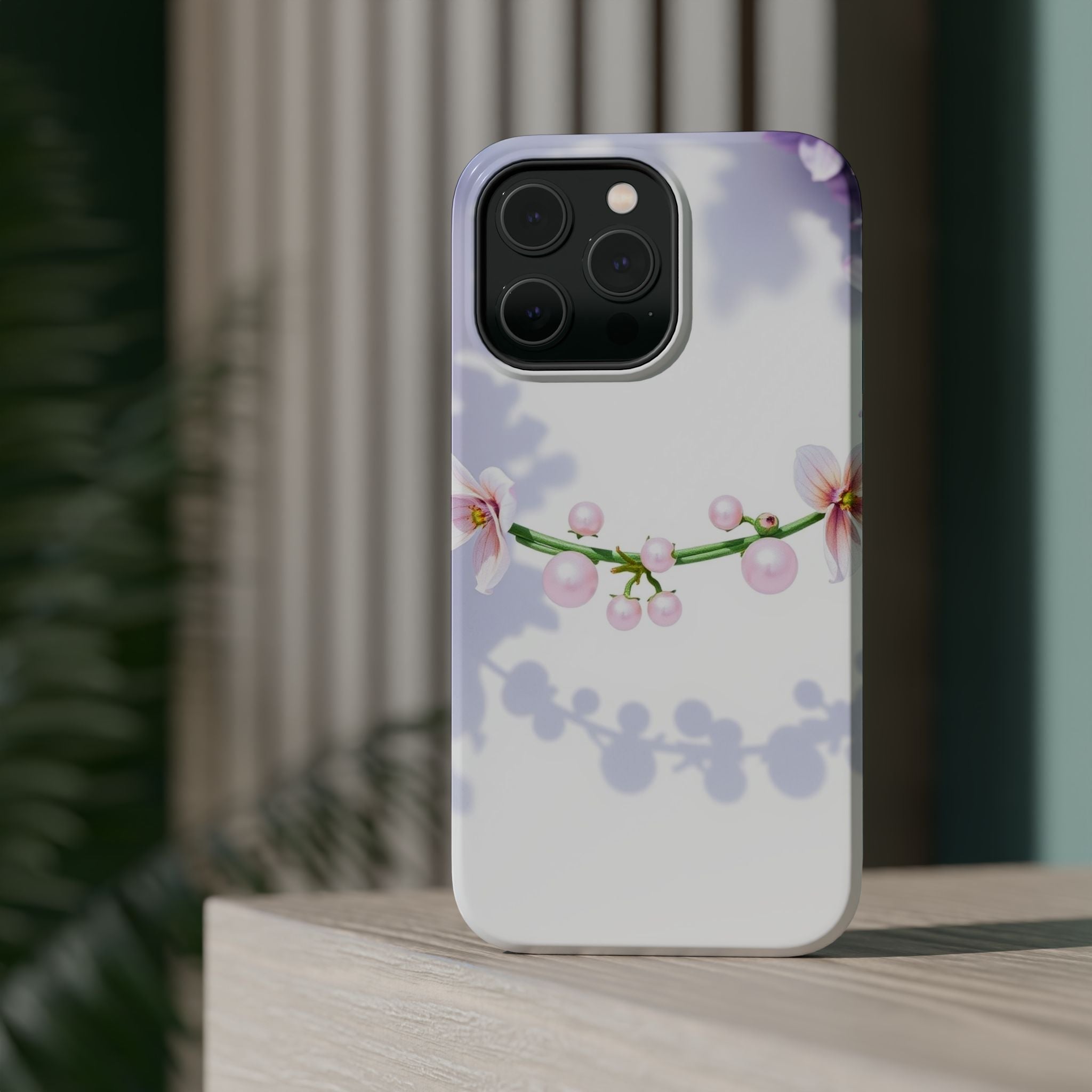 iPhone Vibrant Floral Crown Design Clean Minimal Snap Cas Slim Snap Case · iPhon