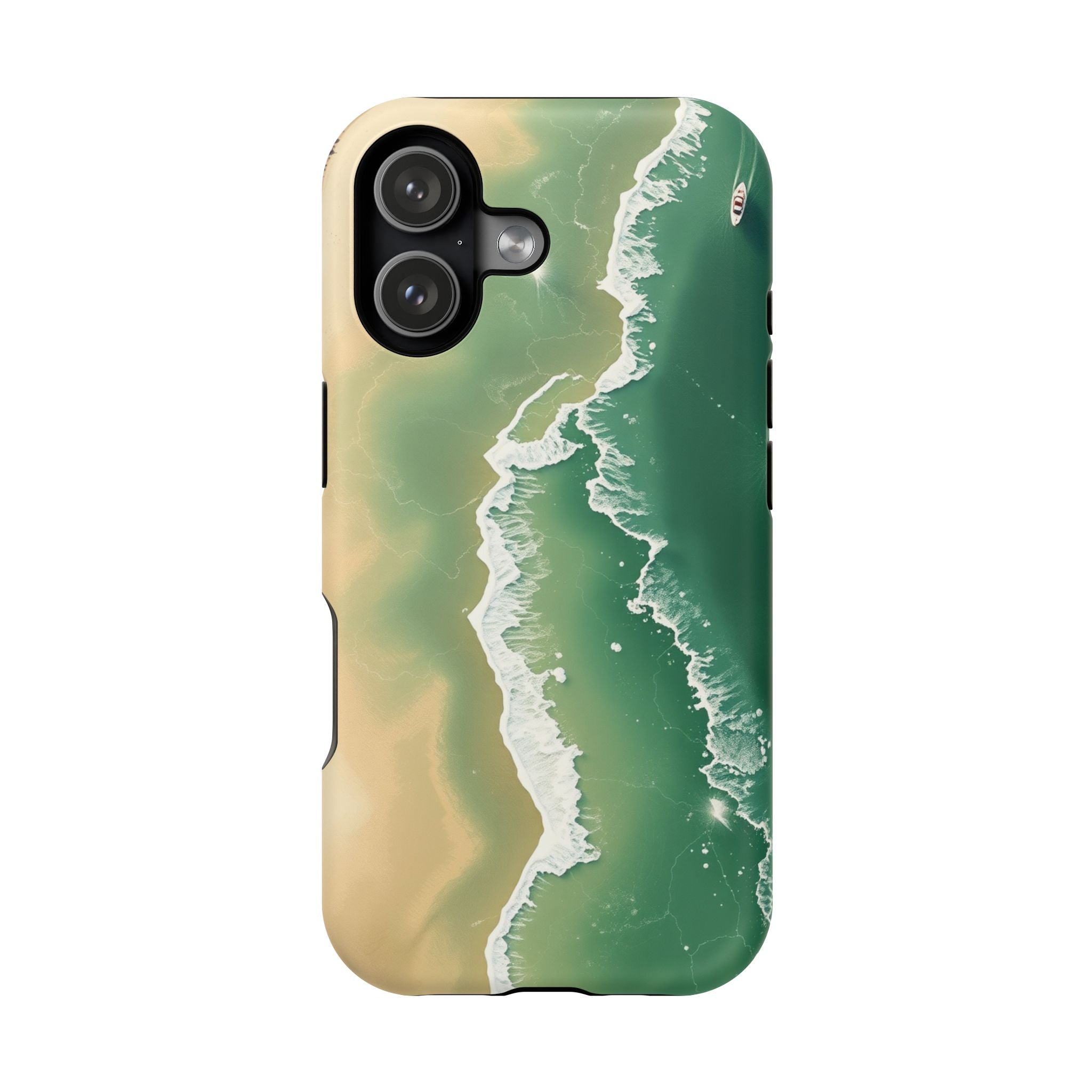 iPhone Shoreline Aerial Bold Art Bold Modern Everyday Snap Case · iPhone Case