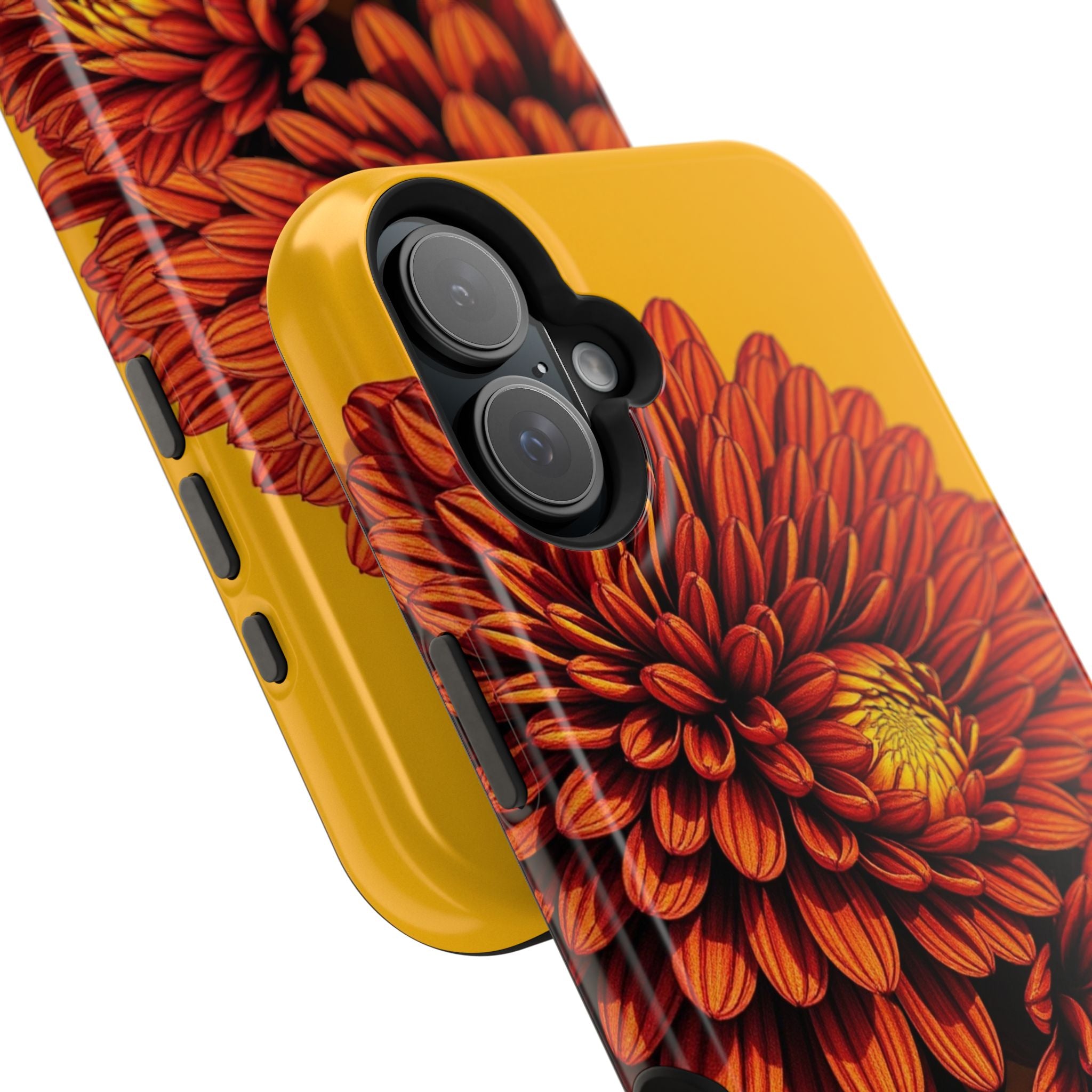 iPhone Mustard And Rust Ranunculus Stack Slim Everyday iPhone 14 · iPhone Case