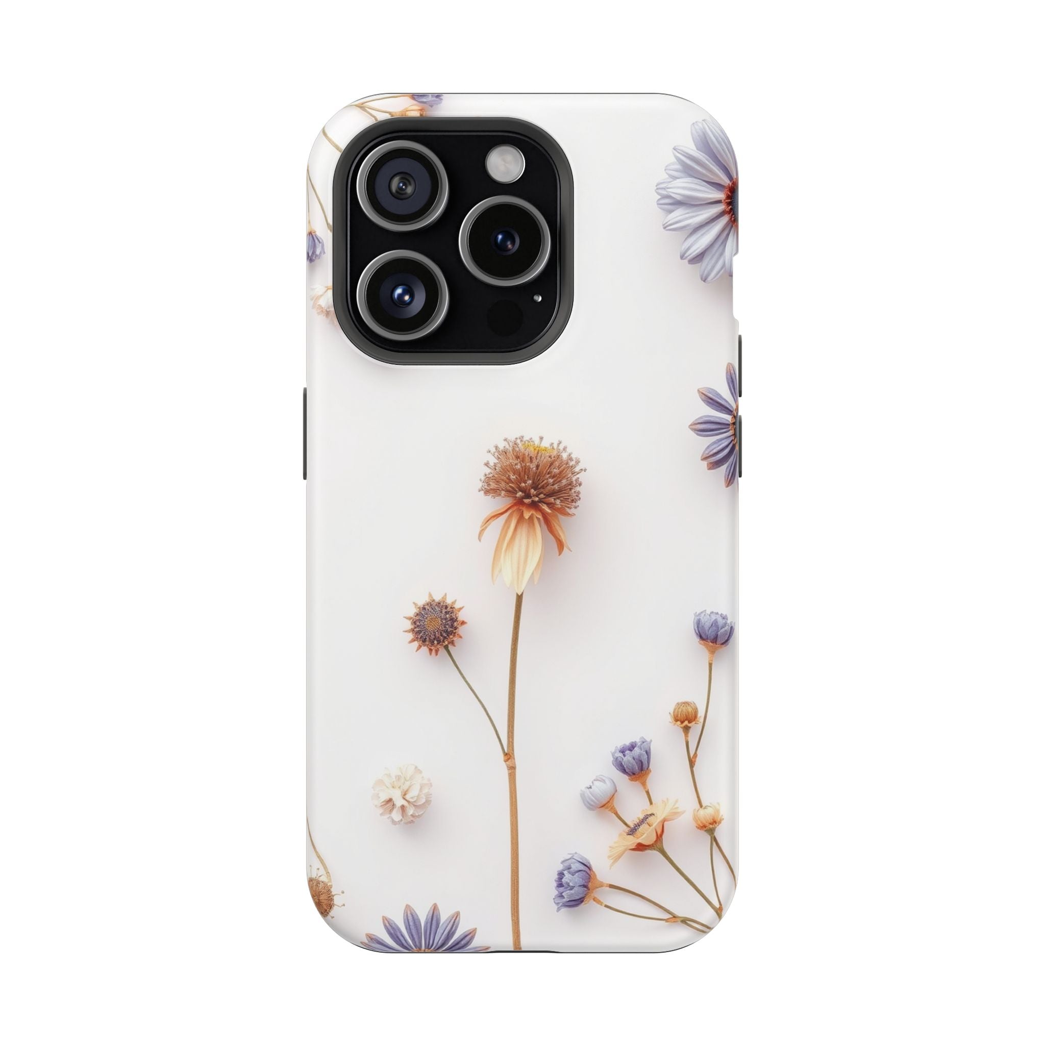 iPhone Dried Flower Flat Lay Bold Art Slim Everyday Designer Case · iPhone Case
