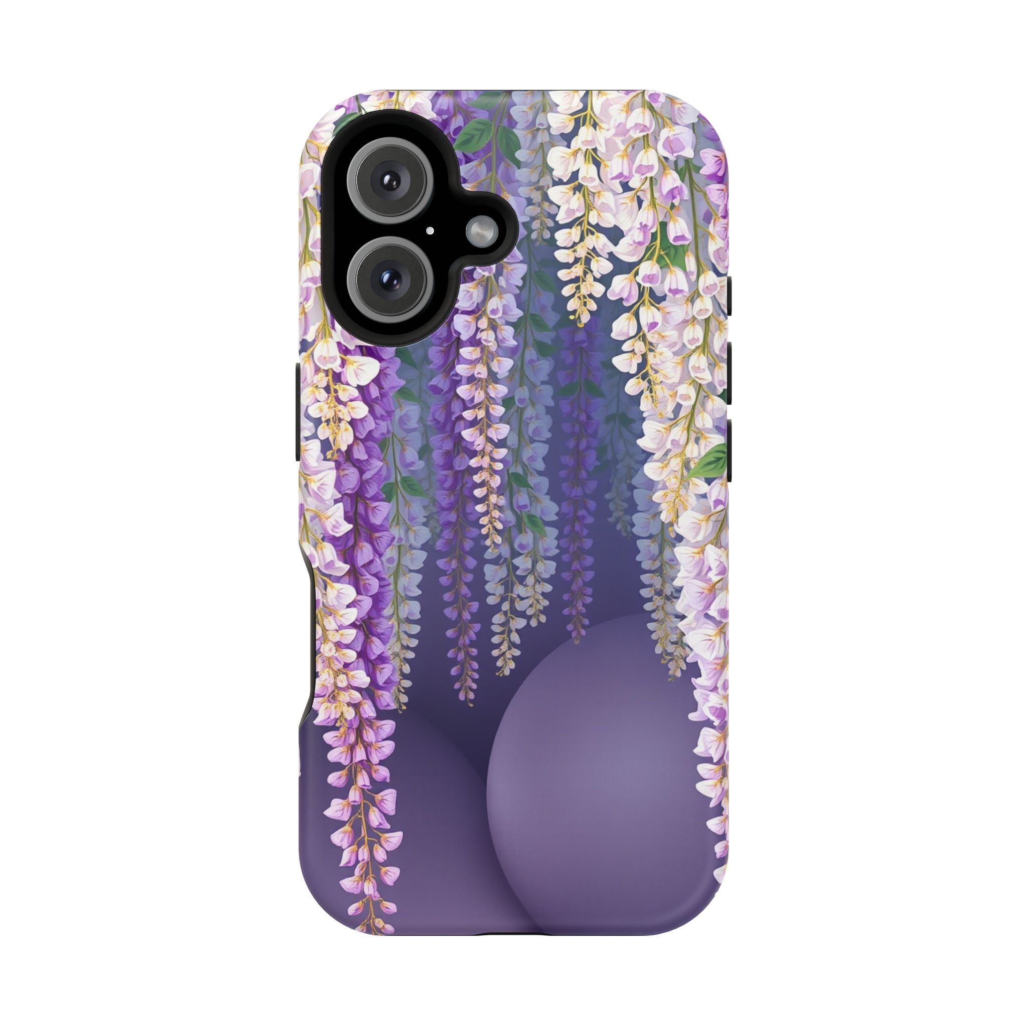 iPhone Mint And Blush Wisteria Cascade Slim Everyday Designer Case · iPhone Case