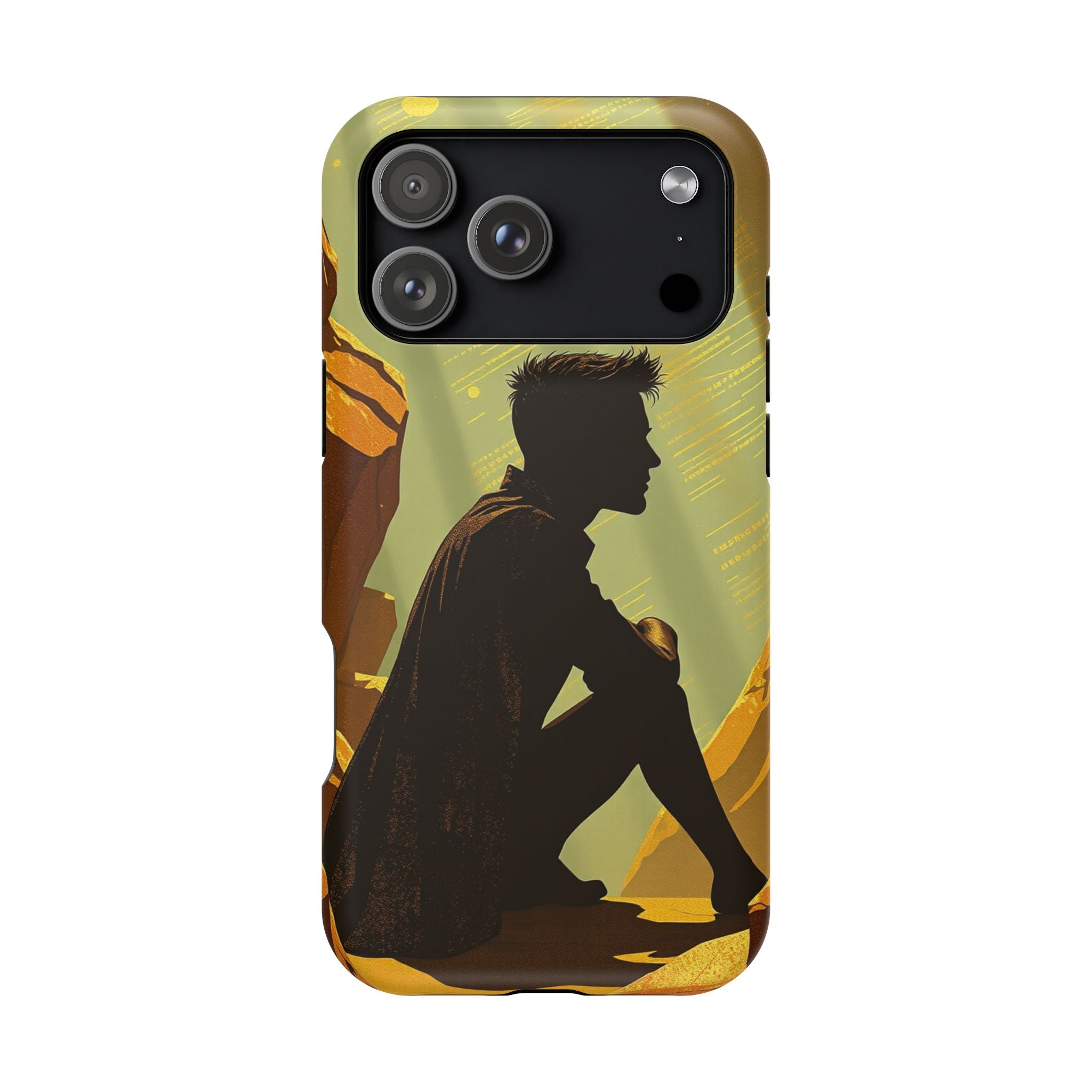 iPhone Mustard And Rust Overthinking Again Slim Everyday Designer Case · iPhone