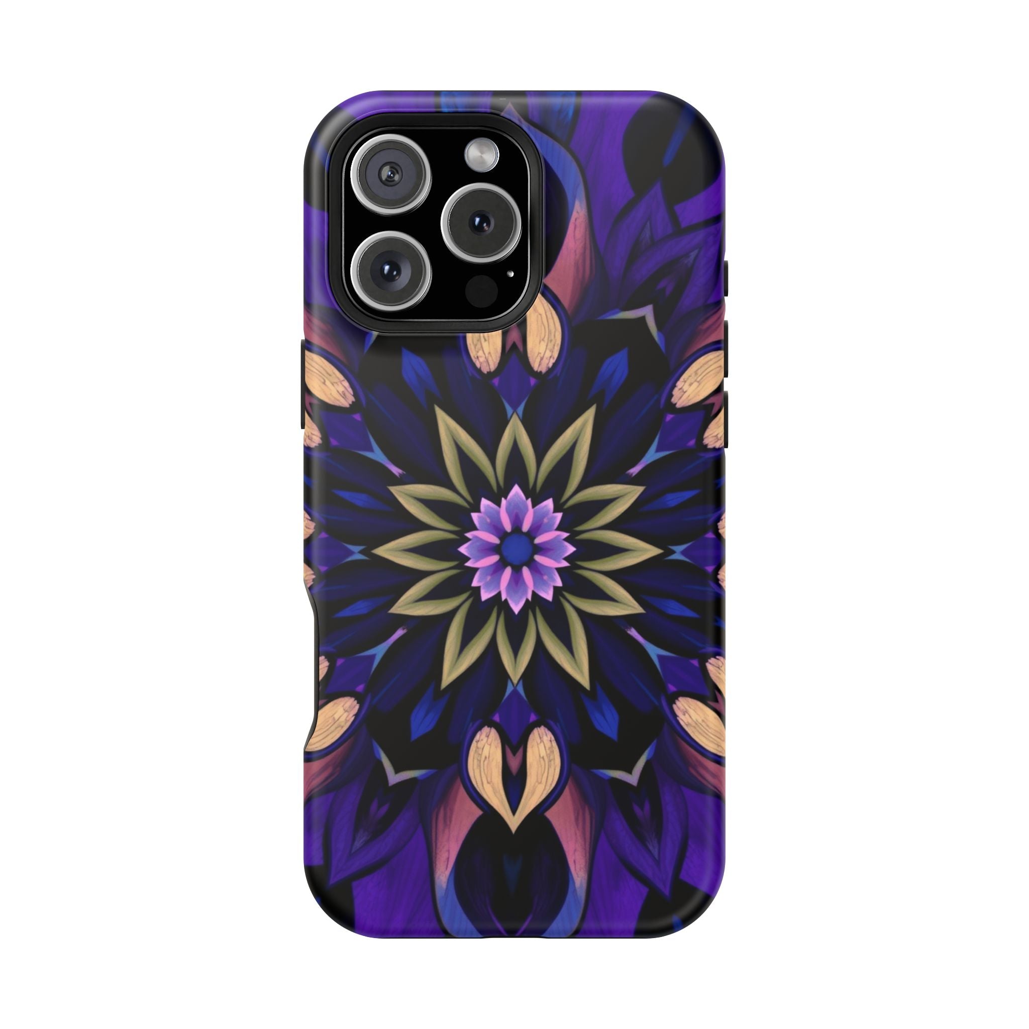 iPhone Floral Mandala Mystic Art Bold Modern Everyday Snap Case · iPhone Case