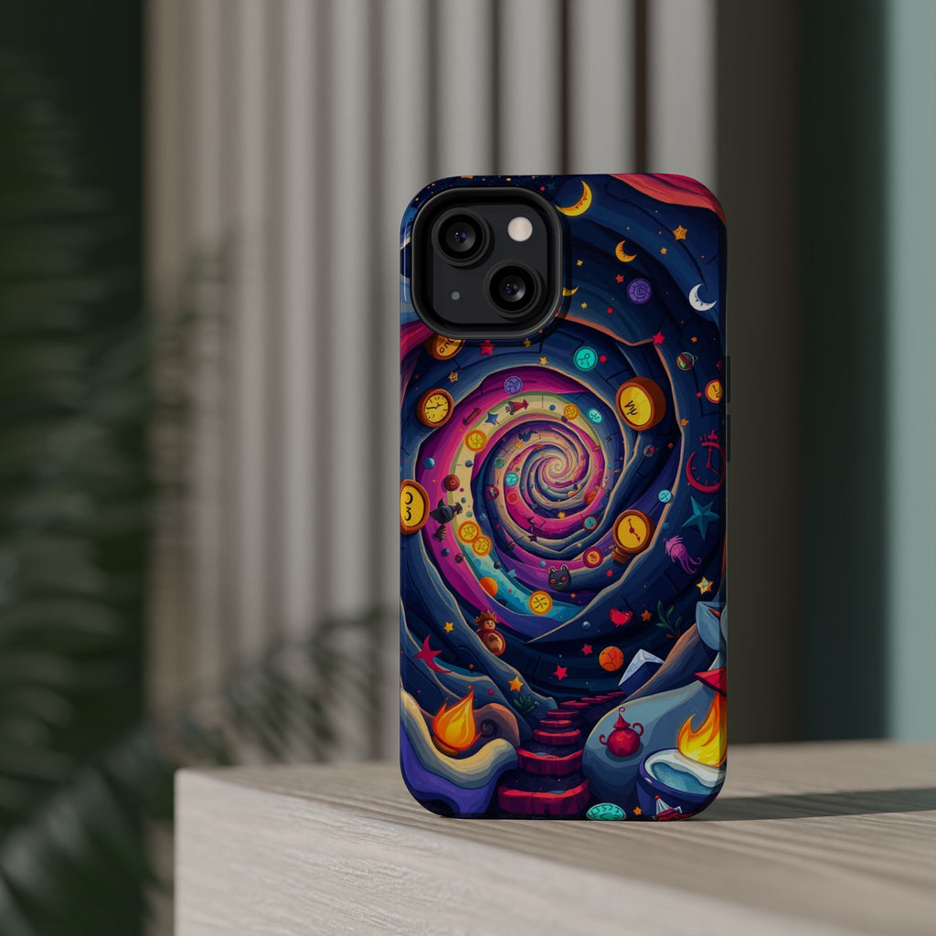 iPhone Time Portal Swirl Kids Fun iPhone Phone Case Gift Clean Minimal · iPhone