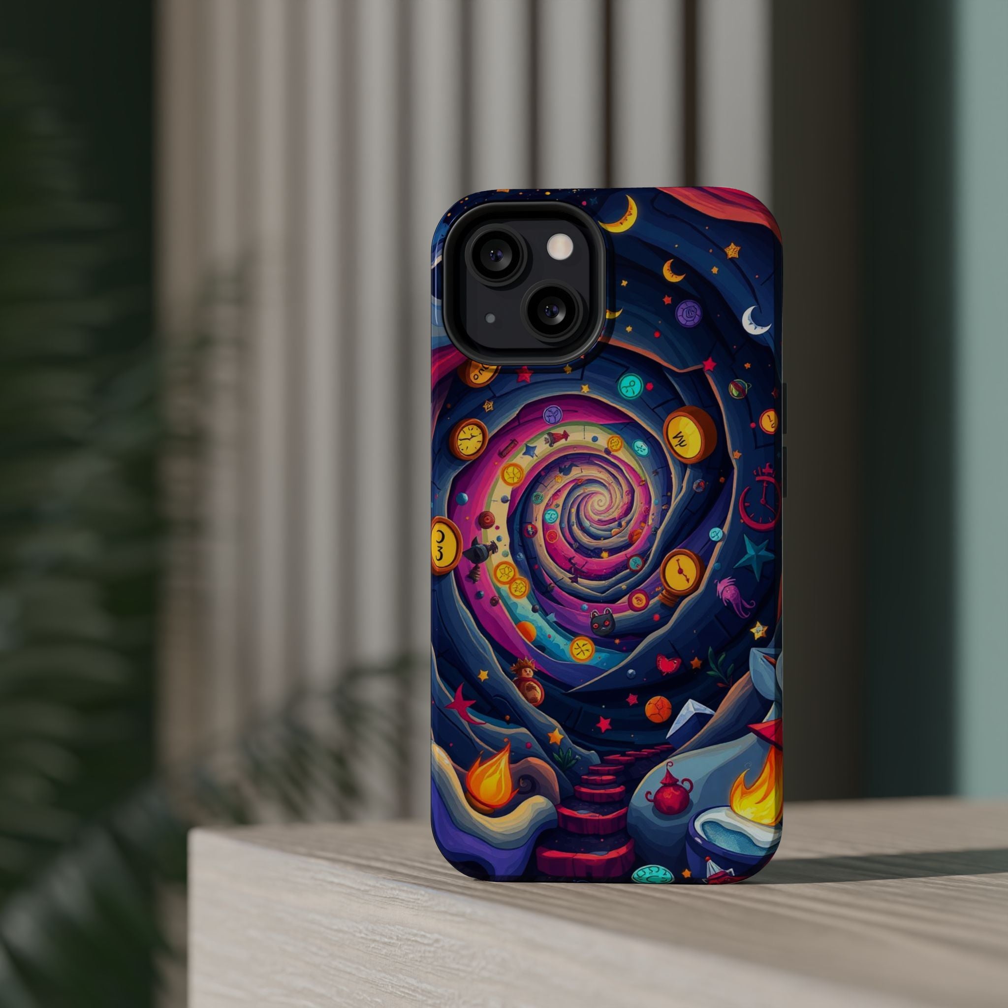 iPhone Time Portal Swirl Kids Fun iPhone Phone Case Gift Clean Minimal · iPhone