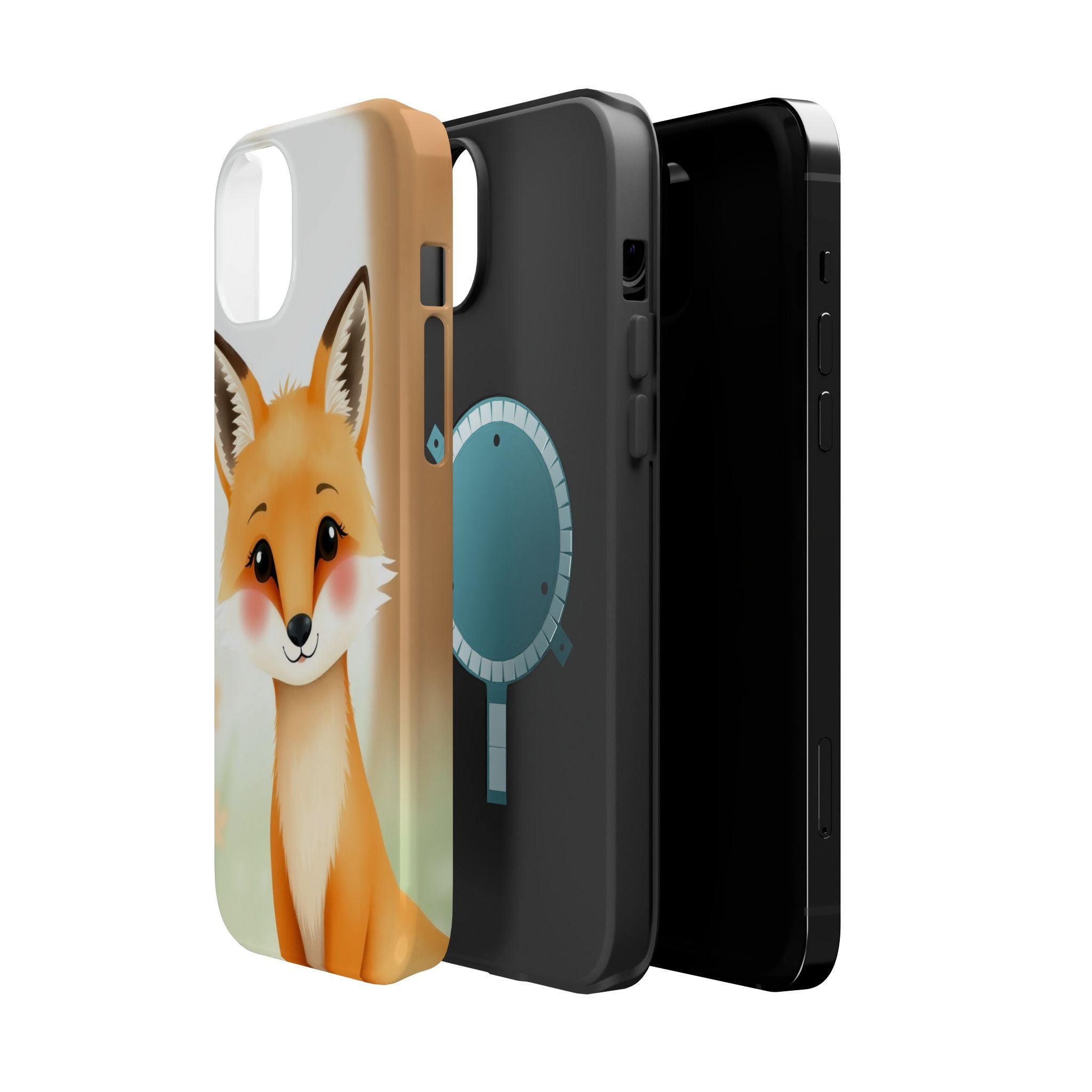 iPhone Watercolor Fox Portrait Kids Fun iPhone Phone Case Gift Slim · iPhone Cas