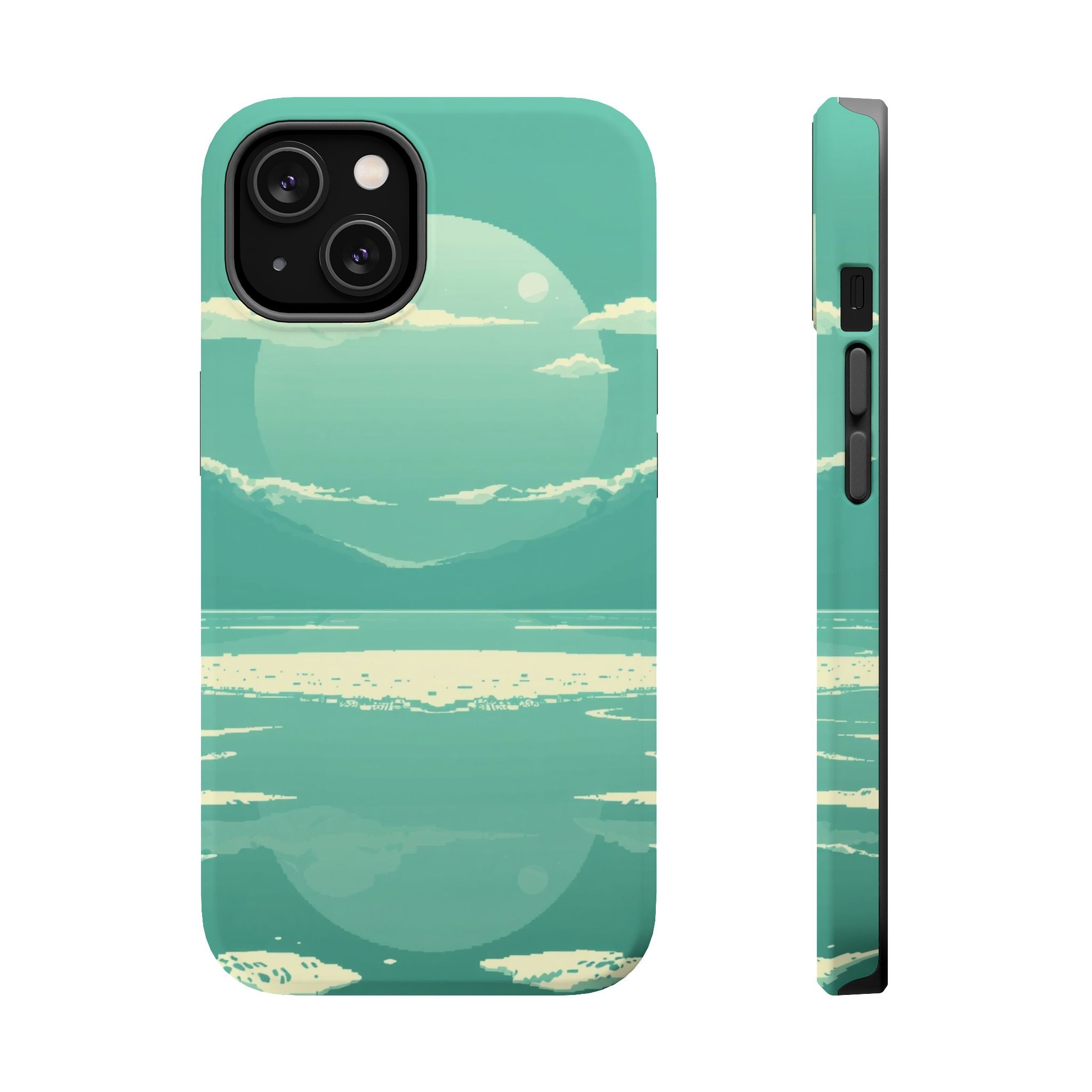 iPhone Earthy Salt Flat Mirror Design Slim Everyday iPhone 13 Designer · iPhone