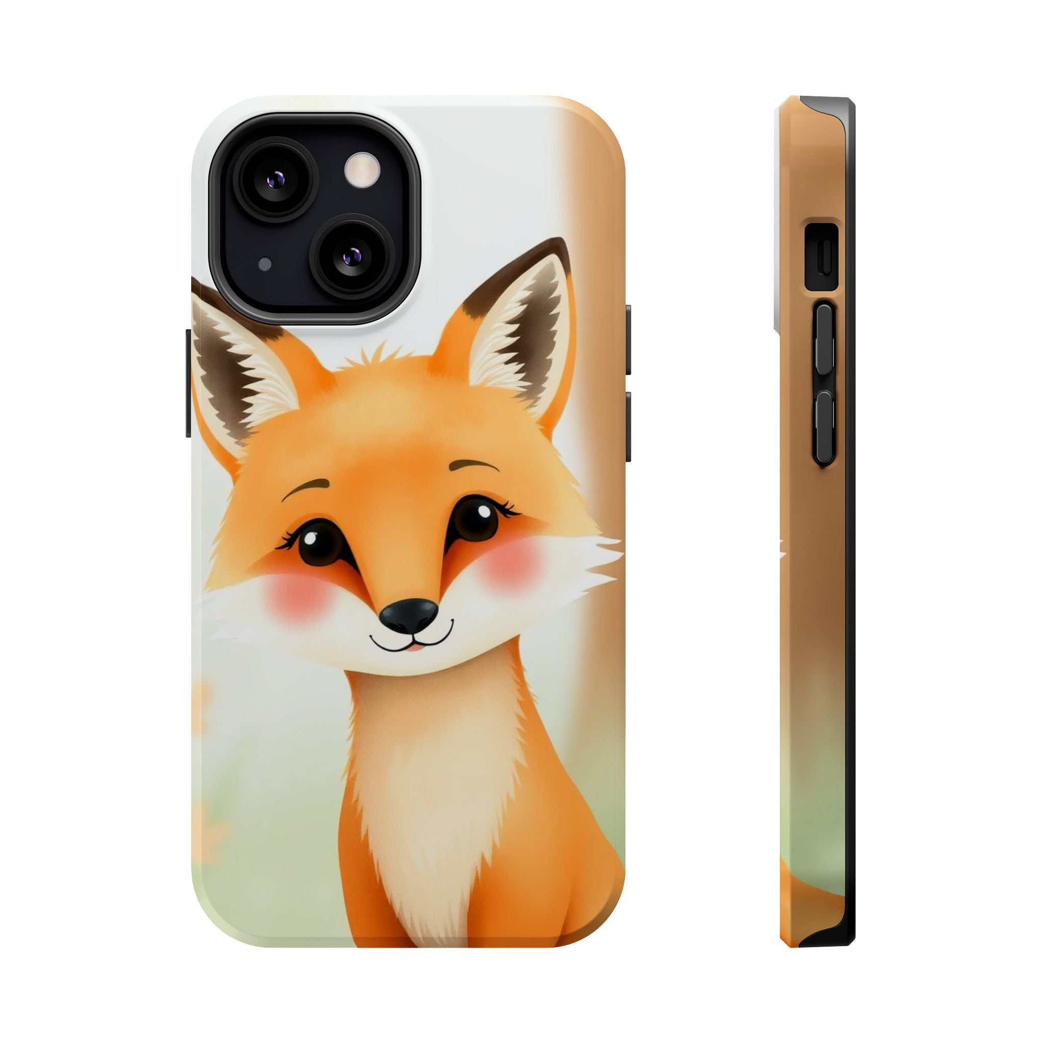iPhone Watercolor Fox Portrait Kids Fun iPhone Phone Case Gift Slim · iPhone Cas