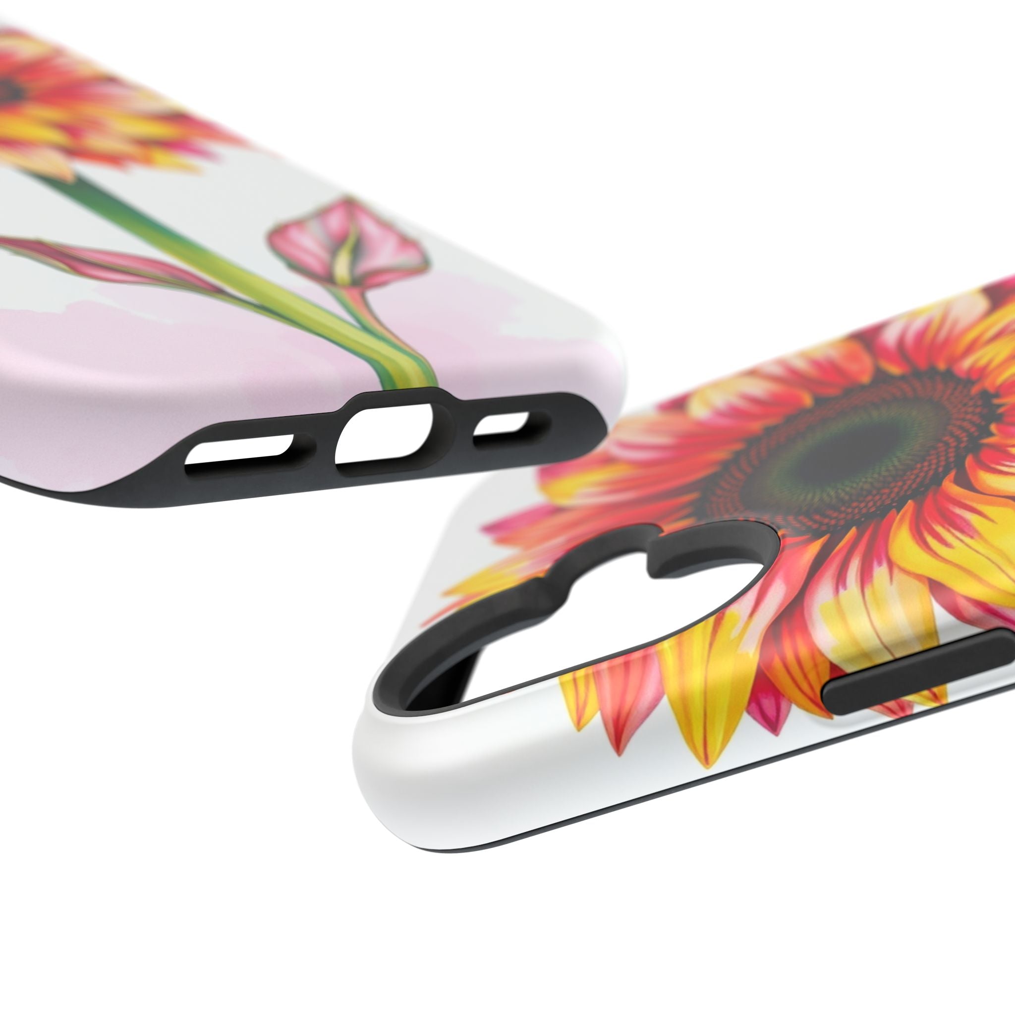 iPhone Sunflower Pop Vibrant Watercolor Slim Snap Case · iPhone Case