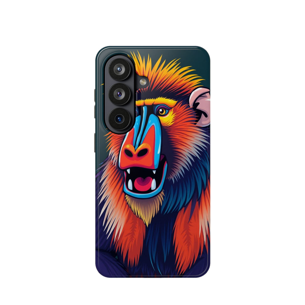 iPhone Mandrill Colorful Face Kids Fun iPhone Phone Case Gift Slim · iPhone Case