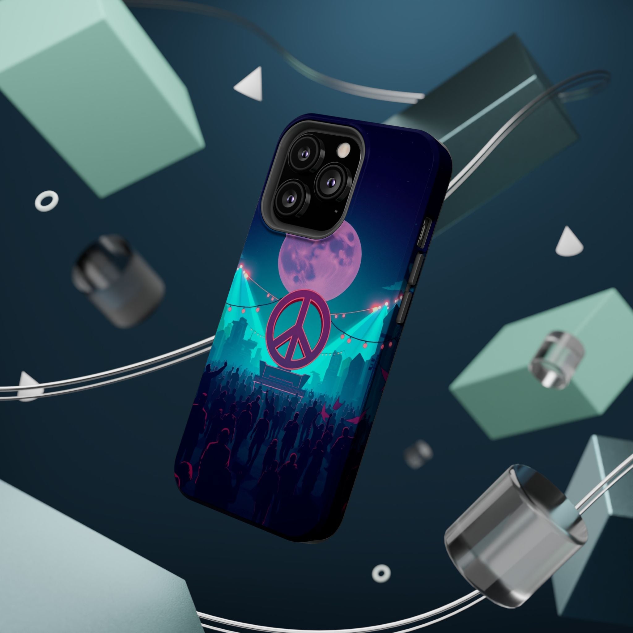 iPhone Woodstock Peace Mystic Art Bold Modern Everyday Snap Case · iPhone Case