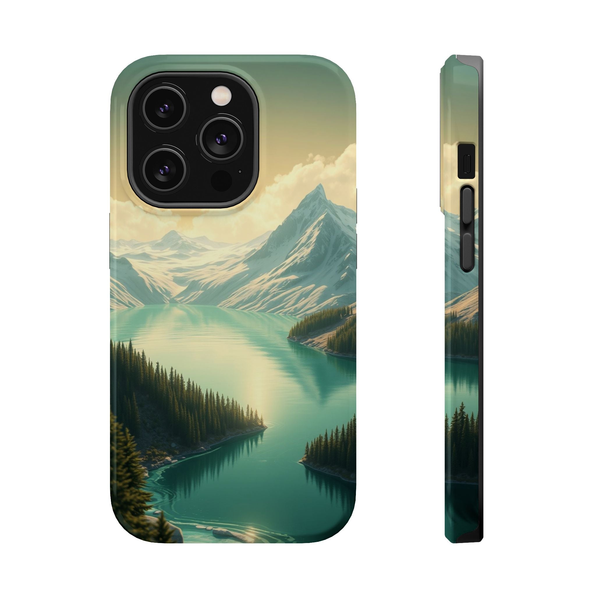 iPhone Glacier Lake Bold Art Slim Everyday Designer Case · iPhone Case