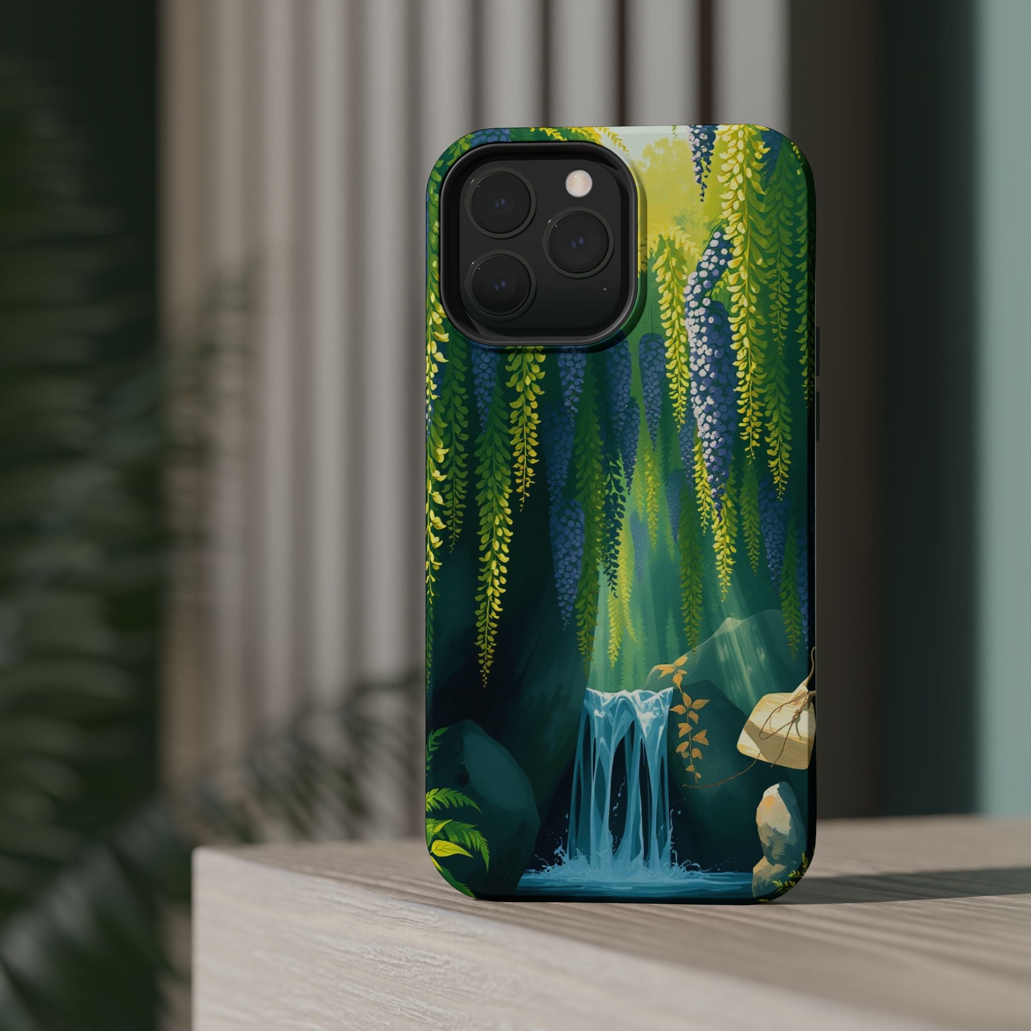 iPhone Wisteria Cascade Mystic Art Bold Modern Everyday Snap Case · iPhone Case
