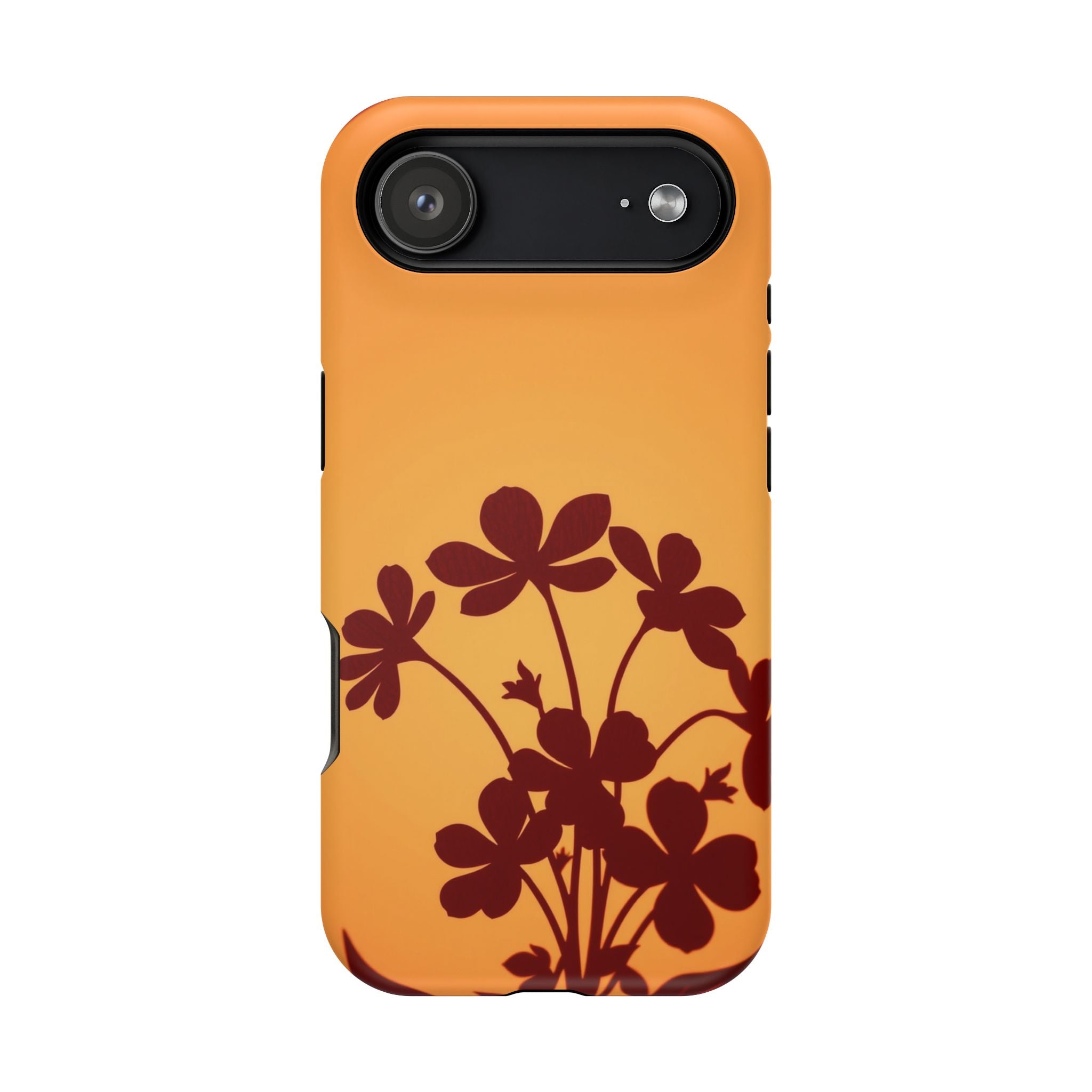 iPhone Floral Silhouette Electric Art Slim Everyday Designer Case · iPhone Case