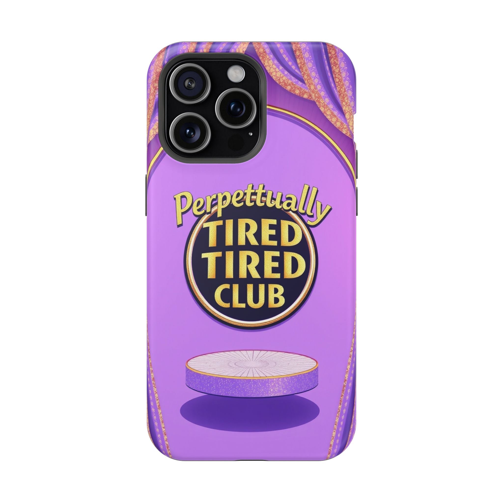 iPhone Perpetually Tired Club Bold Art Slim Everyday Designer Case · iPhone Case