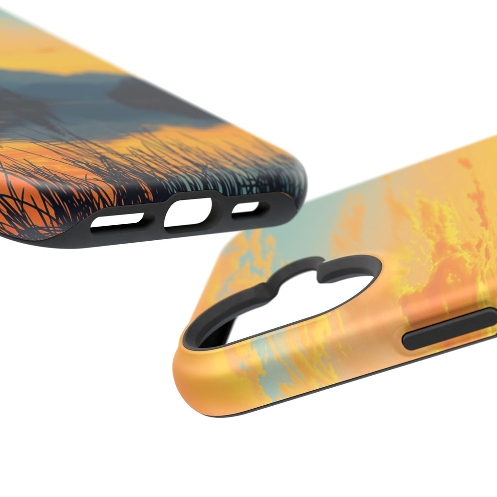 iPhone Lake at Twilight Oil Painting Impressionist iPhone Artistic · iPhone Case