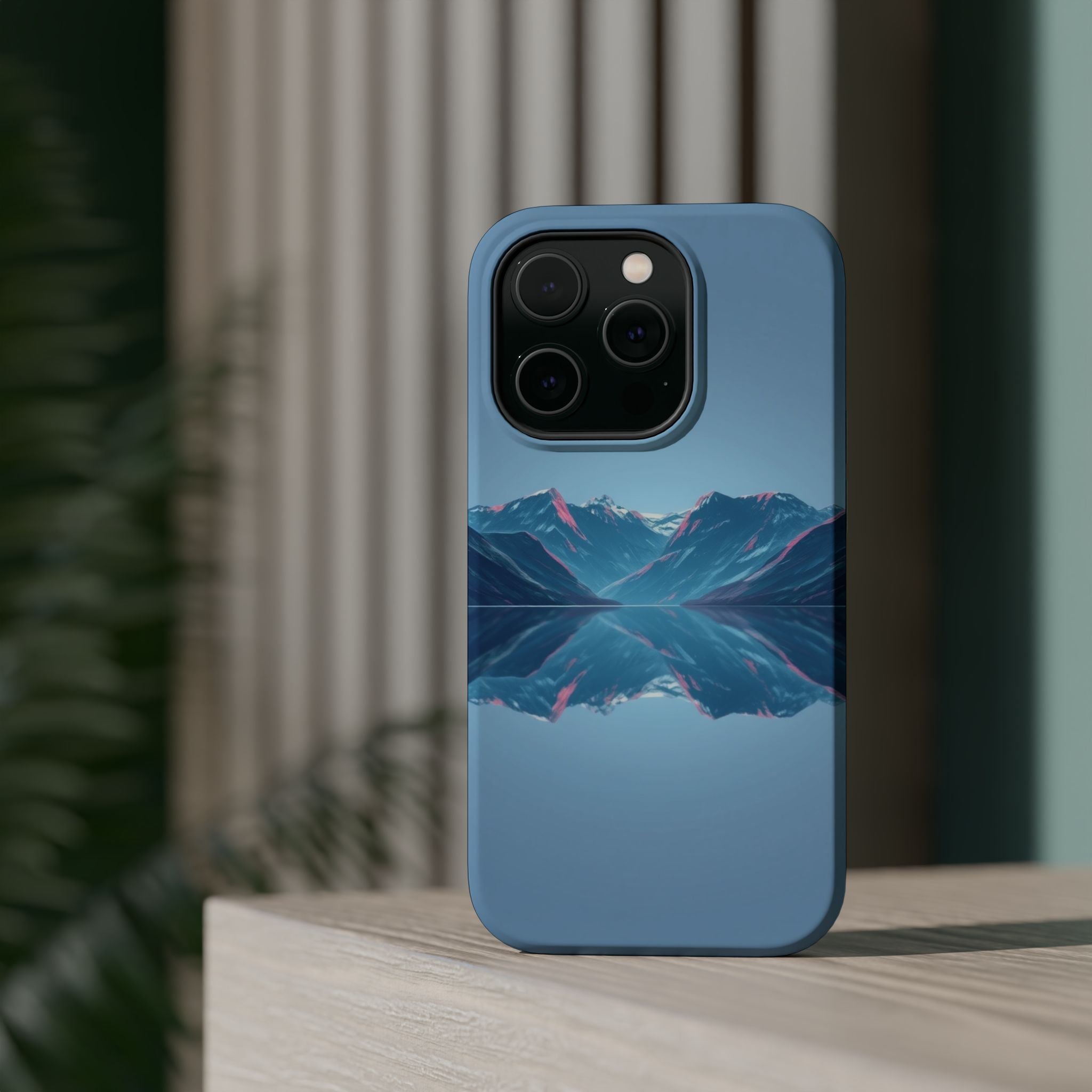 iPhone Fjord Reflection Mystic Art Bold Modern Everyday Snap Case · iPhone Case
