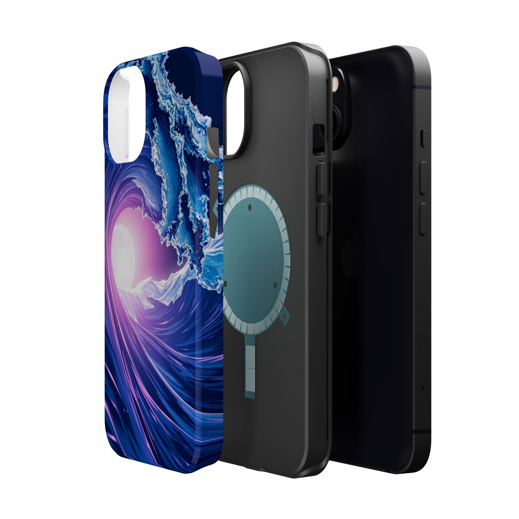 iPhone Holographic Wave Cinematic Art Slim Everyday Designer Case · iPhone Case