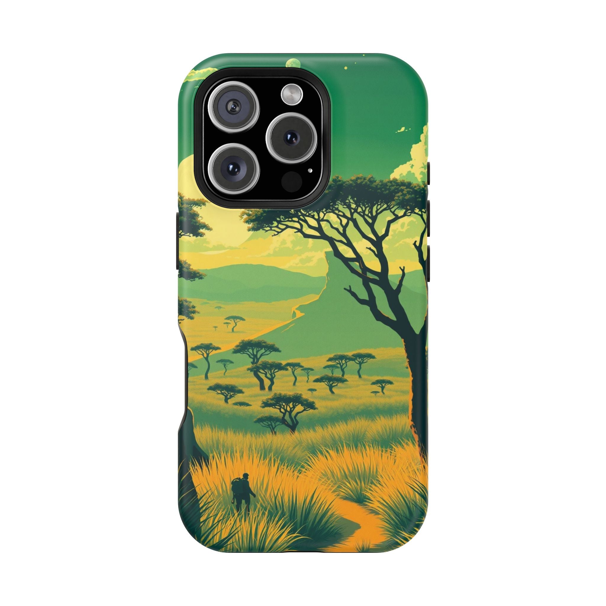 iPhone Savanna Horizon Pixel Art -Bit Slim Everyday Designer Case · iPhone Case