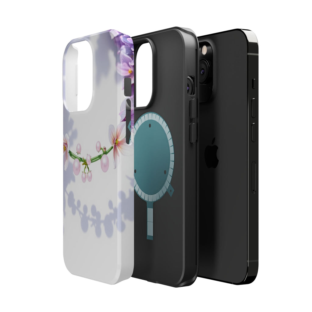 iPhone Vibrant Floral Crown Design Clean Minimal Snap Cas Slim Snap Case · iPhon