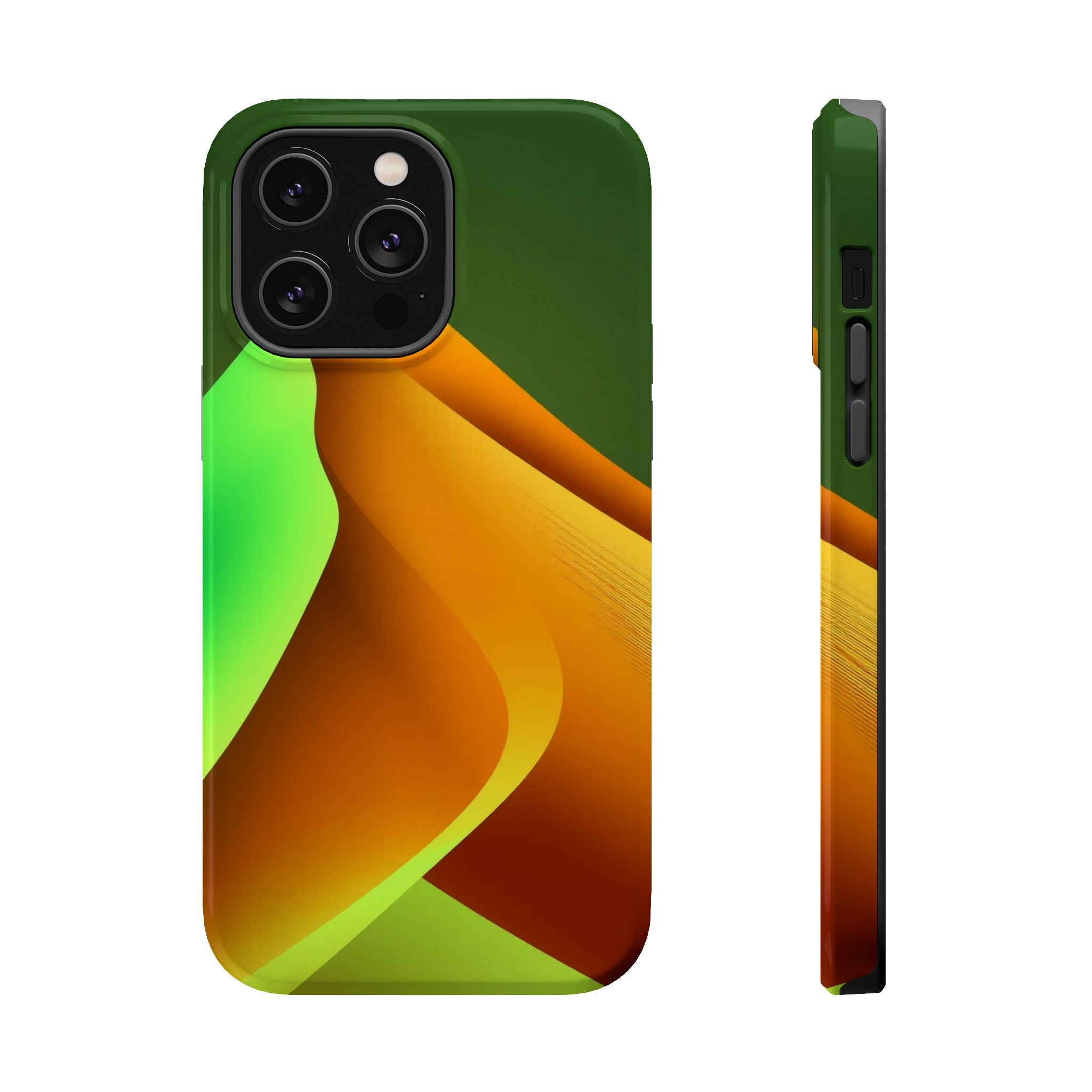iPhone Emerald Green And Gold Desert Dunes Slim iPhone Everyday · iPhone Case
