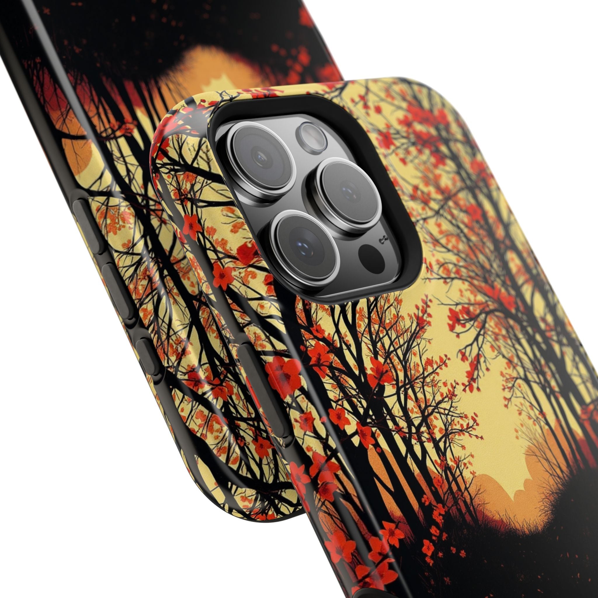iPhone Dreamy Blossom Trail Design Bold Modern Everyday Snap Case · iPhone Case