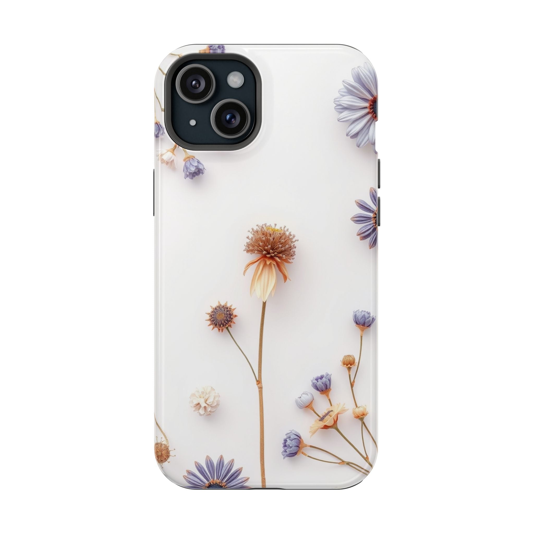 iPhone Dried Flower Flat Lay Bold Art Slim Everyday Designer Case · iPhone Case