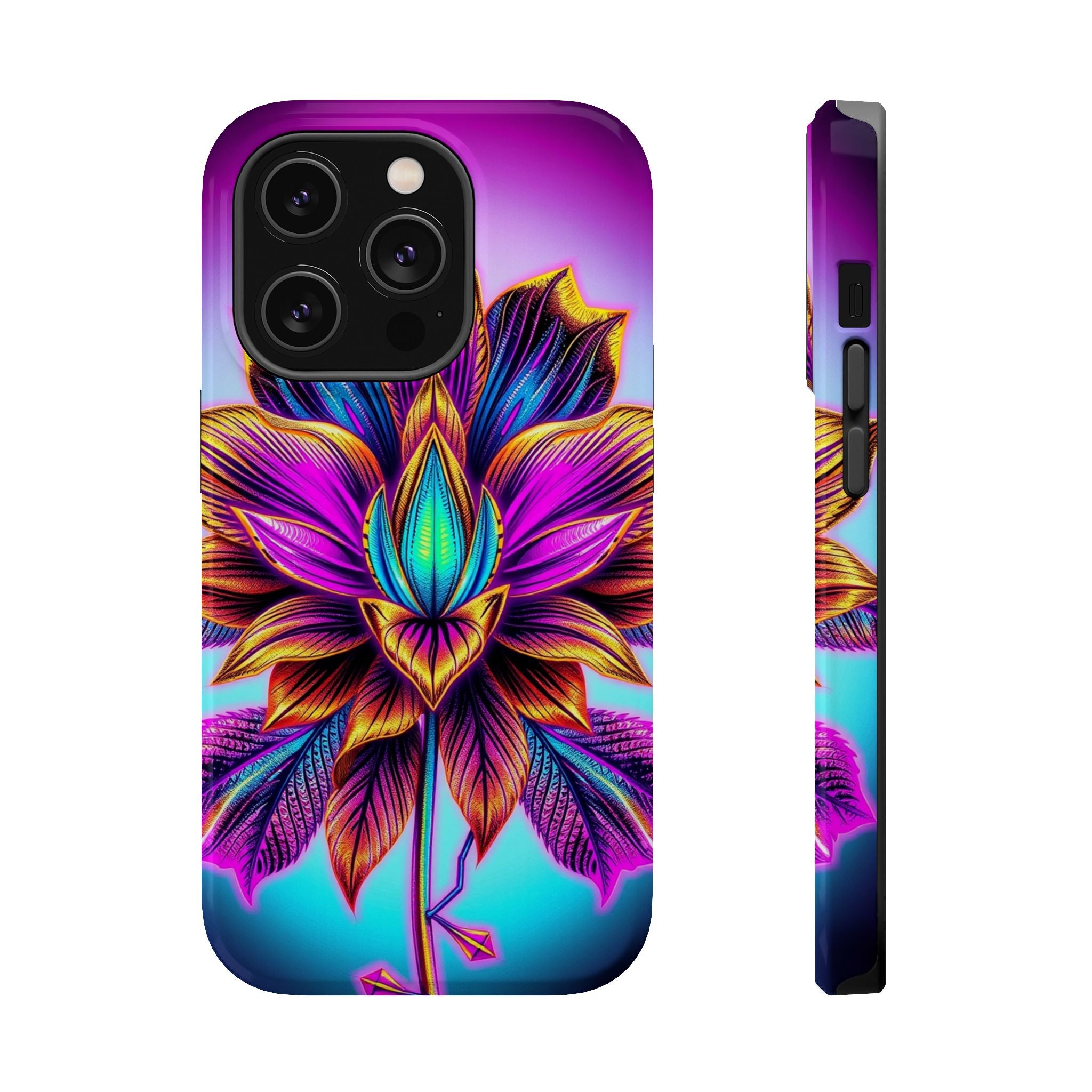 iPhone Floral Gold Foil Mystic Art Bold Modern Everyday Snap Case · iPhone Case