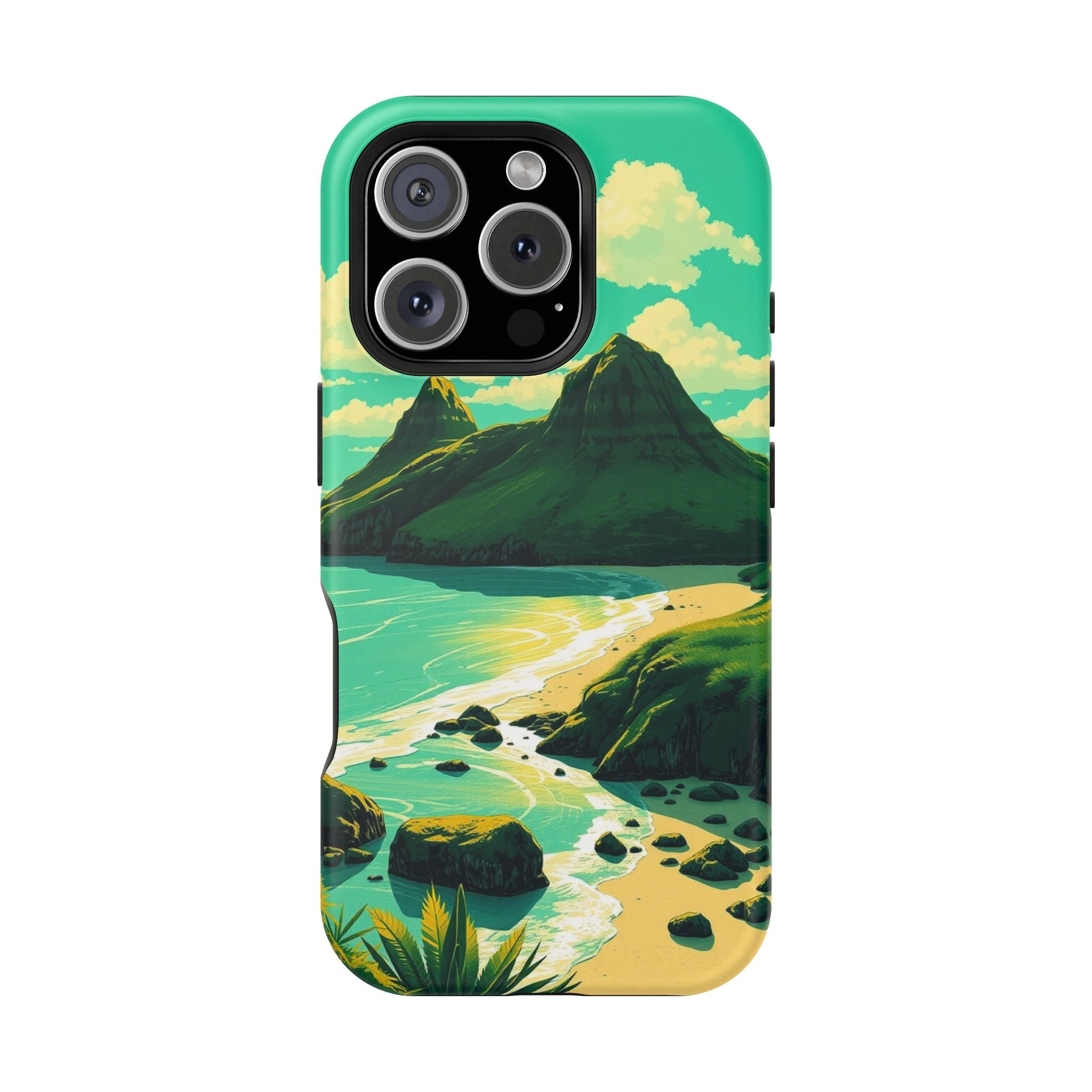 iPhone Hibiscus Coast Hand-Drawn Sketch Slim Everyday iPhone Designer · iPhone C
