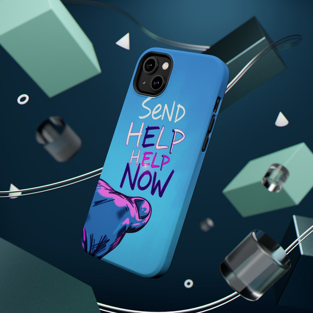 iPhone Radiant Send Help Now Design Slim Everyday Designer Case · iPhone Case