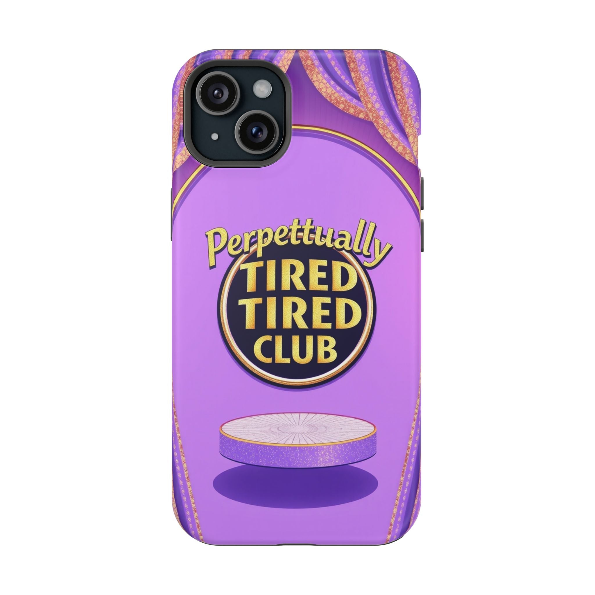 iPhone Perpetually Tired Club Bold Art Slim Everyday Designer Case · iPhone Case