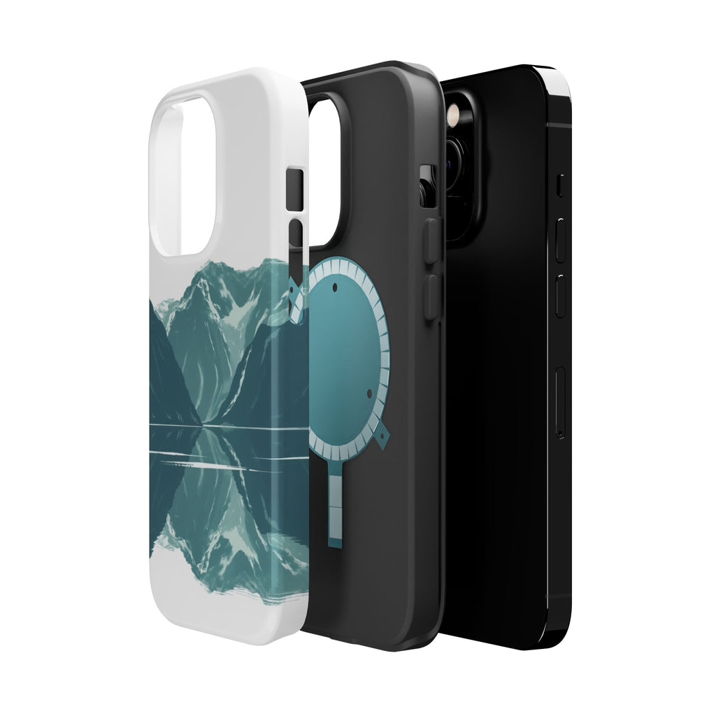iPhone Sage And Ivory Fjord Reflection Slim Everyday Designer Case · iPhone Case