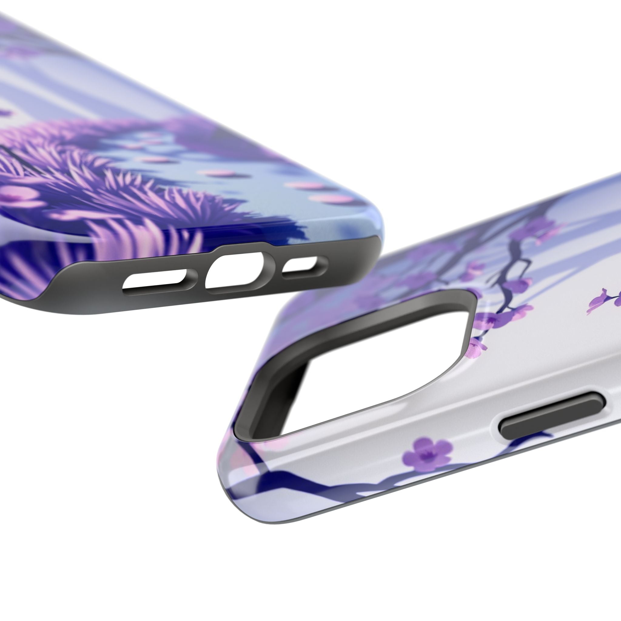 iPhone Blossom Trail Paper Cut Art Bold Modern Everyday Snap Case · iPhone Case