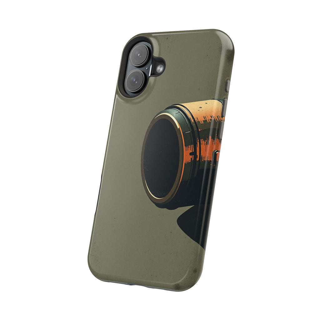 iPhone Charcoal And Copper Vintage Postcard Slim Everyday Designer Case · iPhone