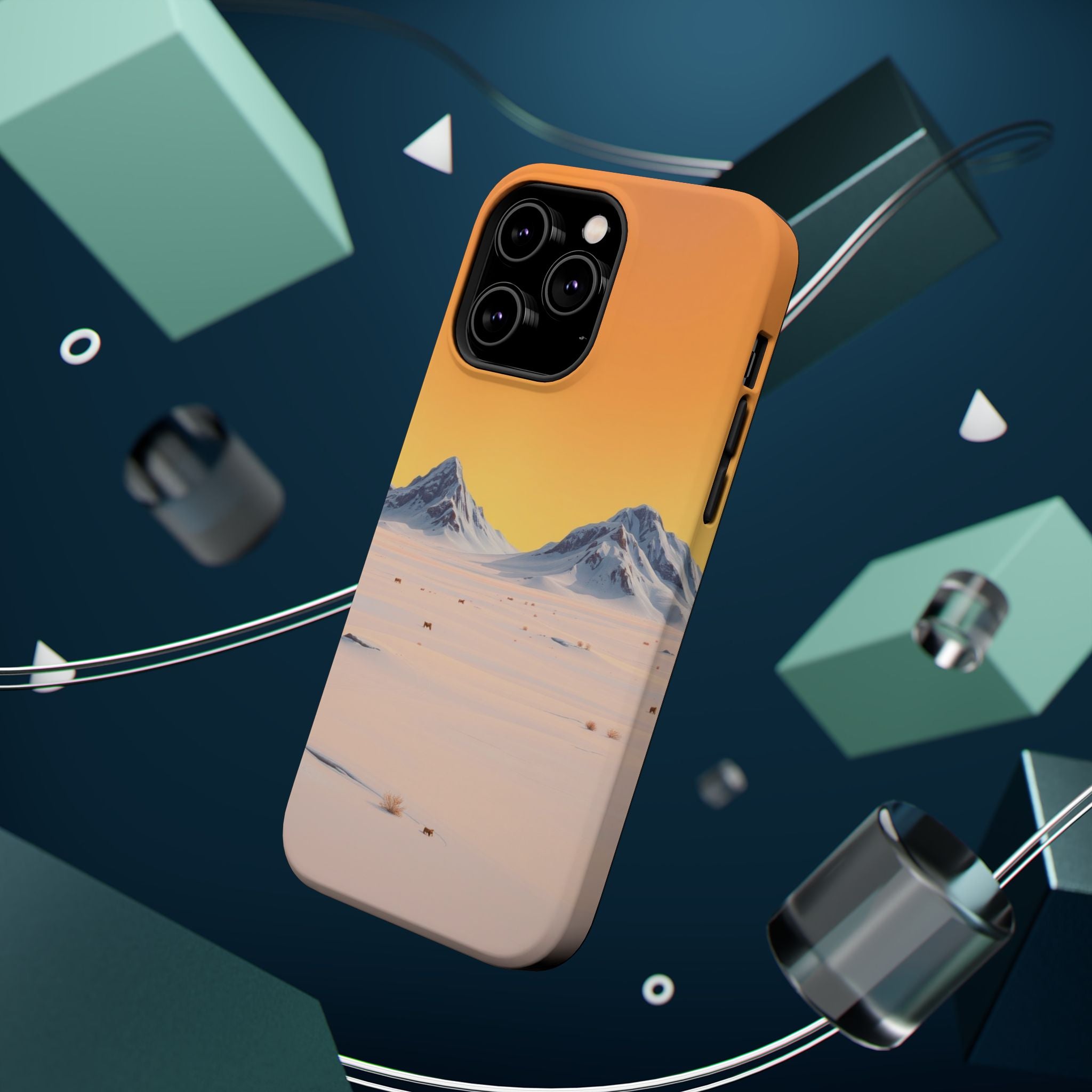 iPhone Mustard And Rust Arctic Tundra Slim Everyday iPhone 20 Designer · iPhone
