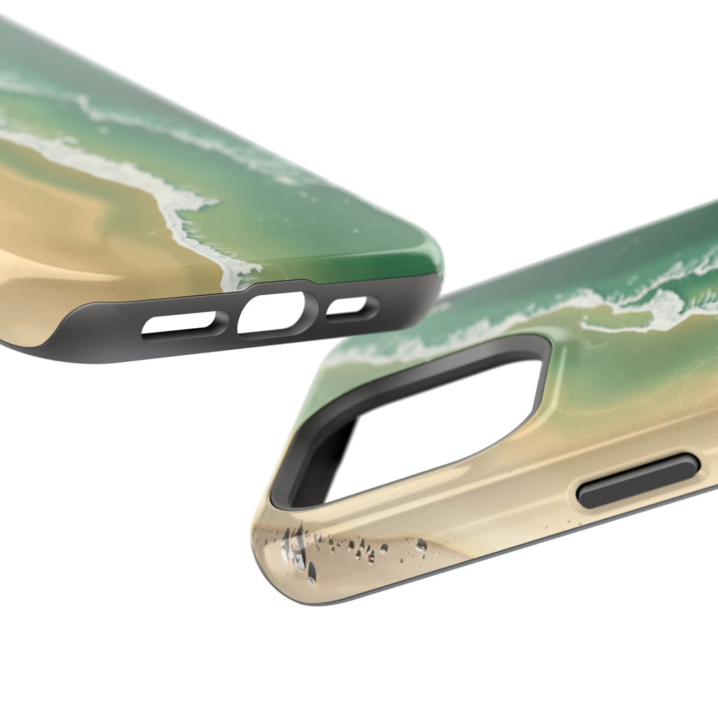 iPhone Shoreline Aerial Bold Art Bold Modern Everyday Snap Case · iPhone Case