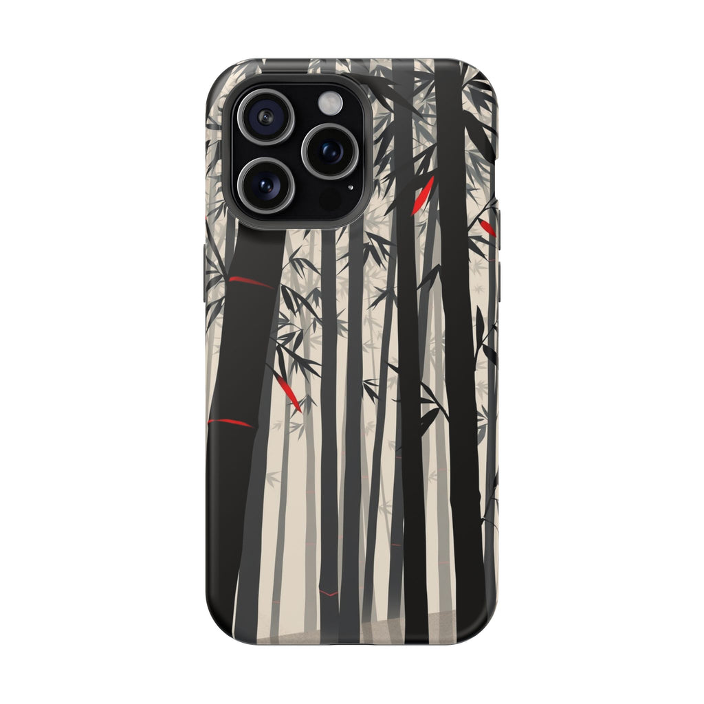 iPhone Bamboo Grove Abstract Geometric Slim Everyday Designer Case · iPhone Case