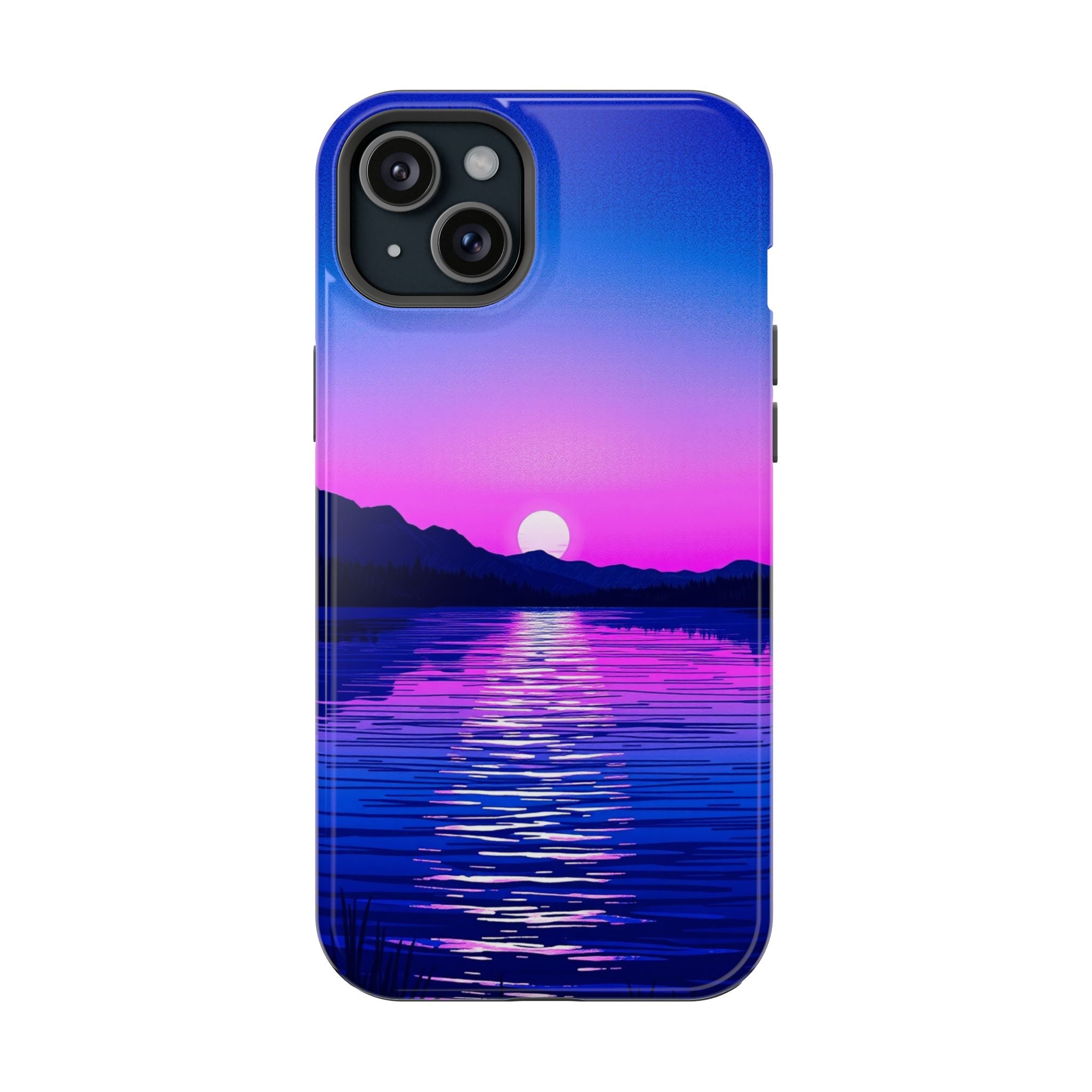 iPhone Indigo And Violet Lake at Twilight Slim iPhone Everyday Designer · iPhone