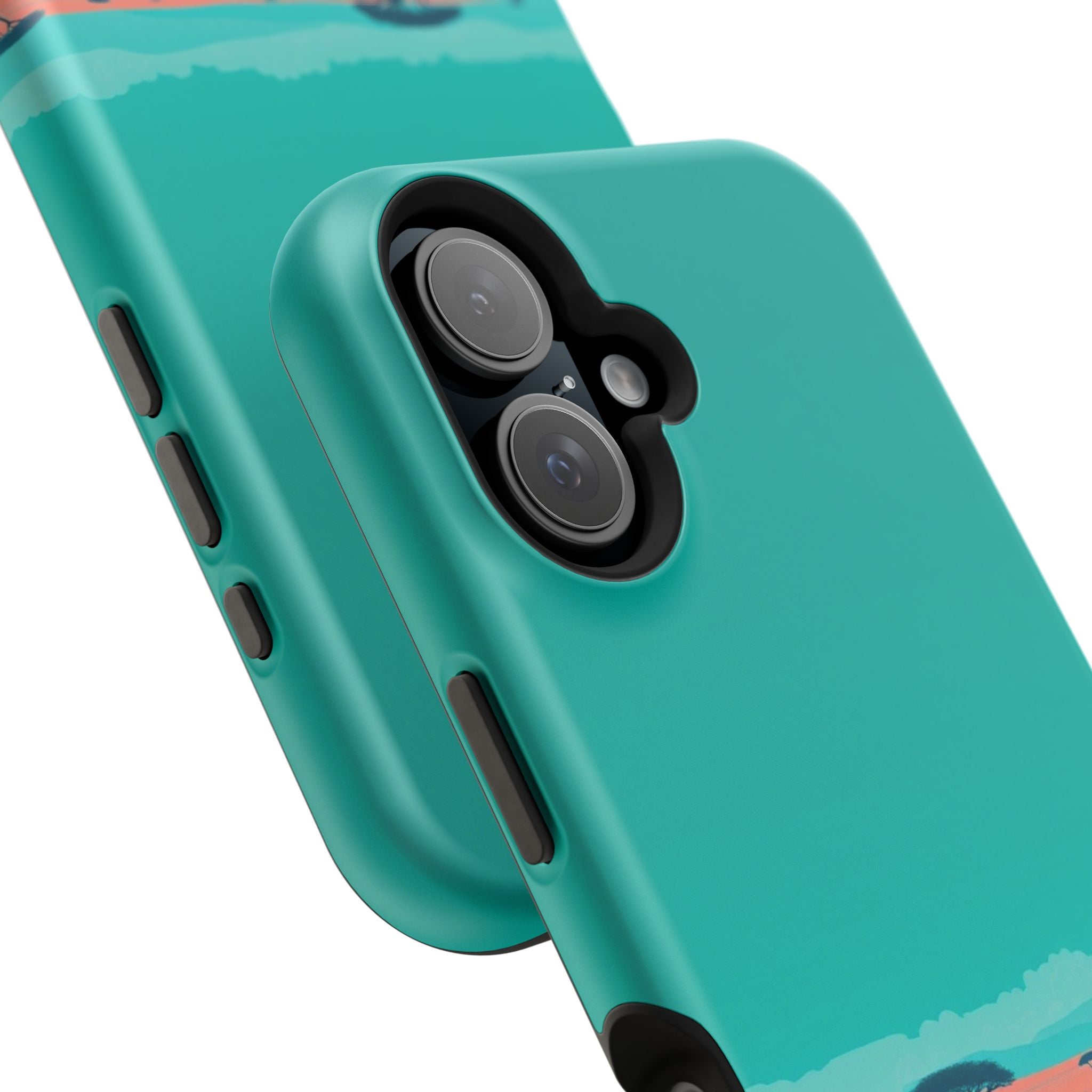 iPhone Savanna Horizon Risograph Print Slim Everyday Designer Case · iPhone Case