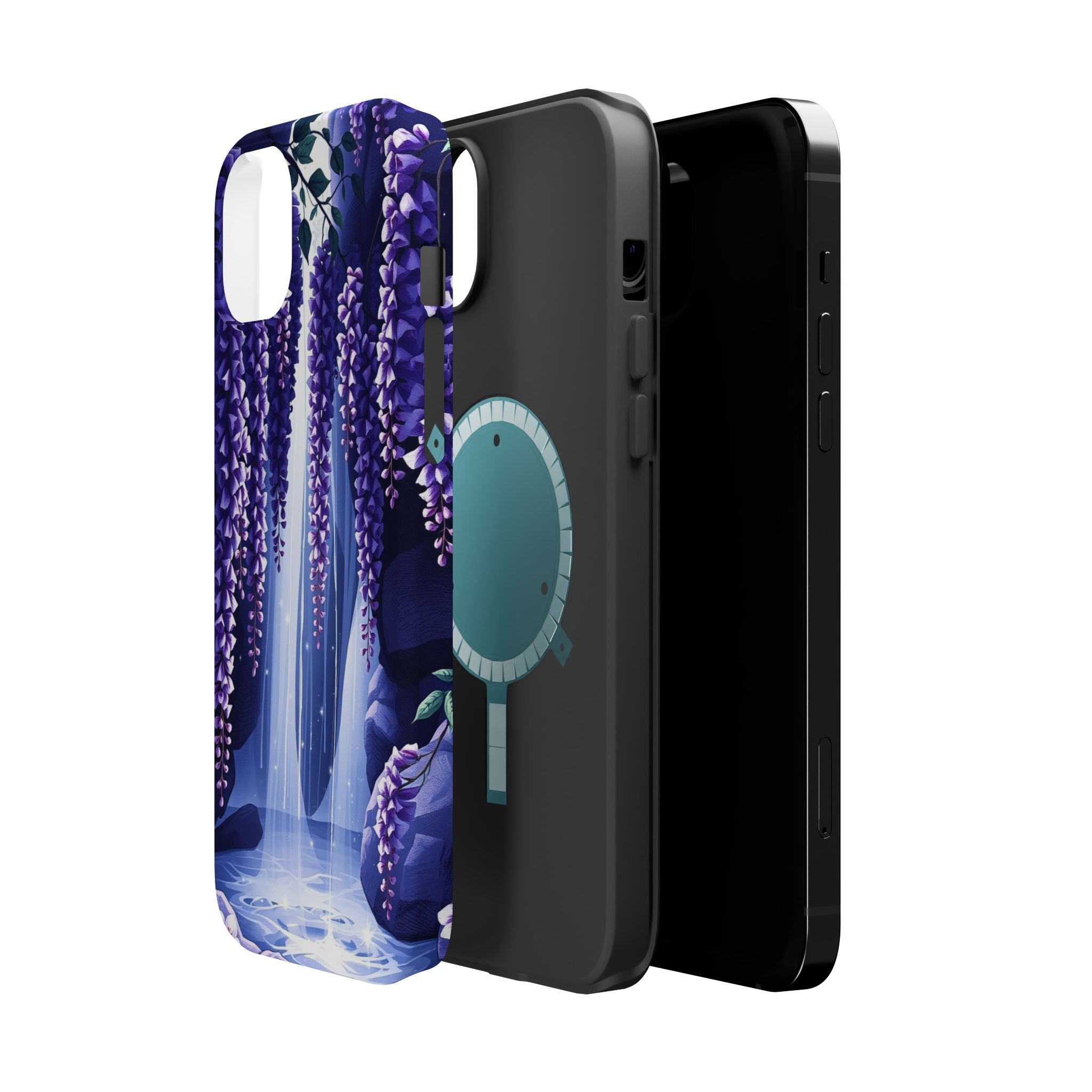 iPhone Wisteria Cascade Serene Design Slim Snap Case Ga · iPhone Case