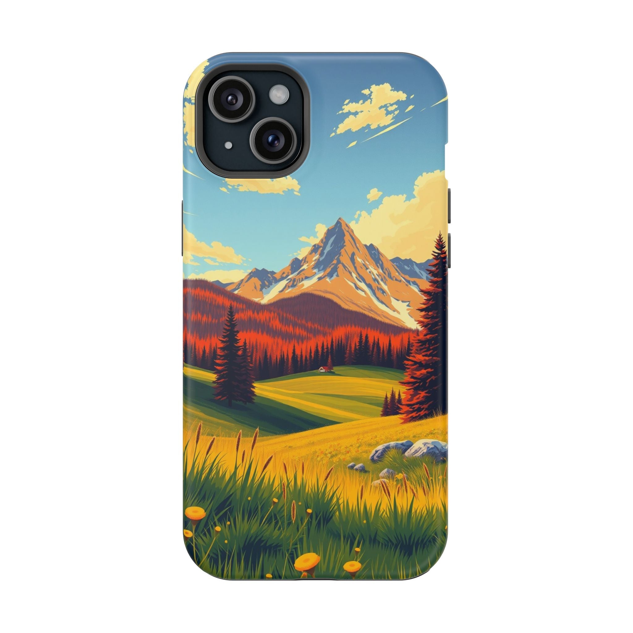 iPhone Radiant Alpine Meadow Design Slim Everyday Designer Case · iPhone Case
