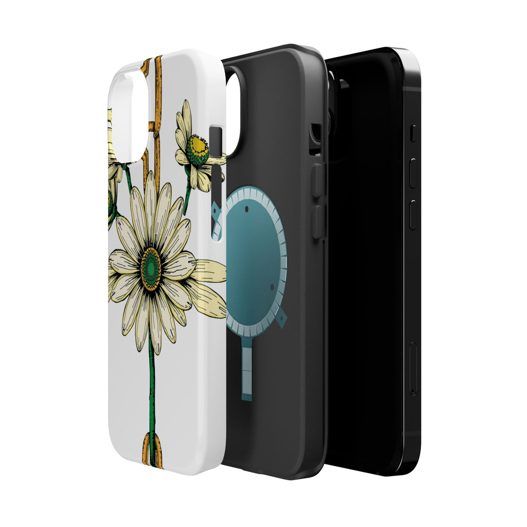 iPhone Daisy Chain Dark Gothic Ink Bold Modern Everyday Snap Case · iPhone Case