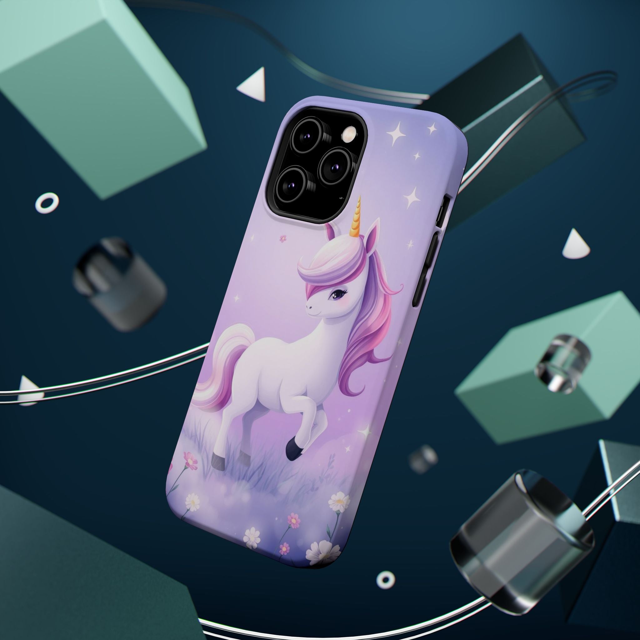 iPhone Lilac Mist Unicorn Kids Fun iPhone Phone Case Gift Artistic · iPhone Case