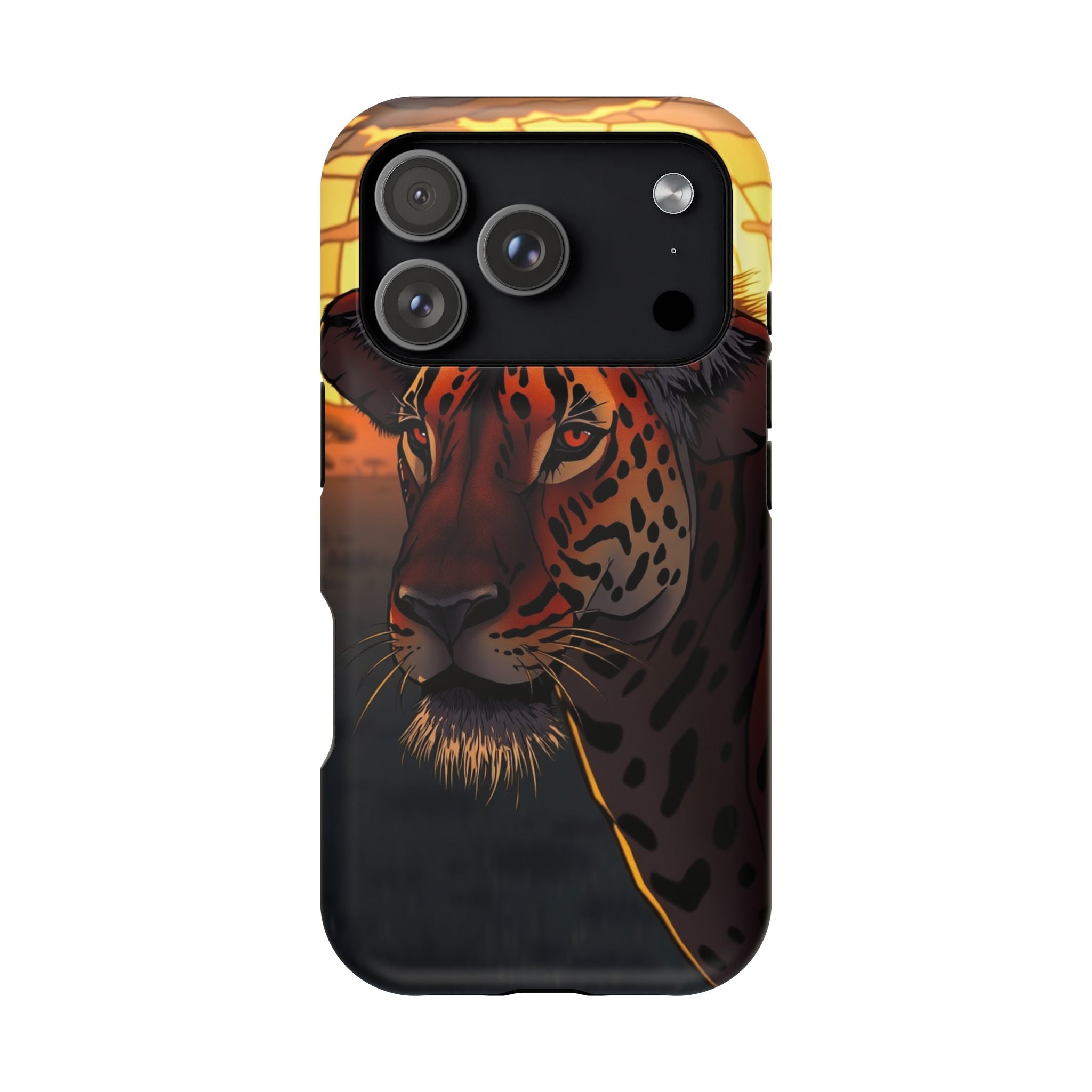 iPhone Savanna Horizon Stained Glass Slim Everyday Designer Case · iPhone Case